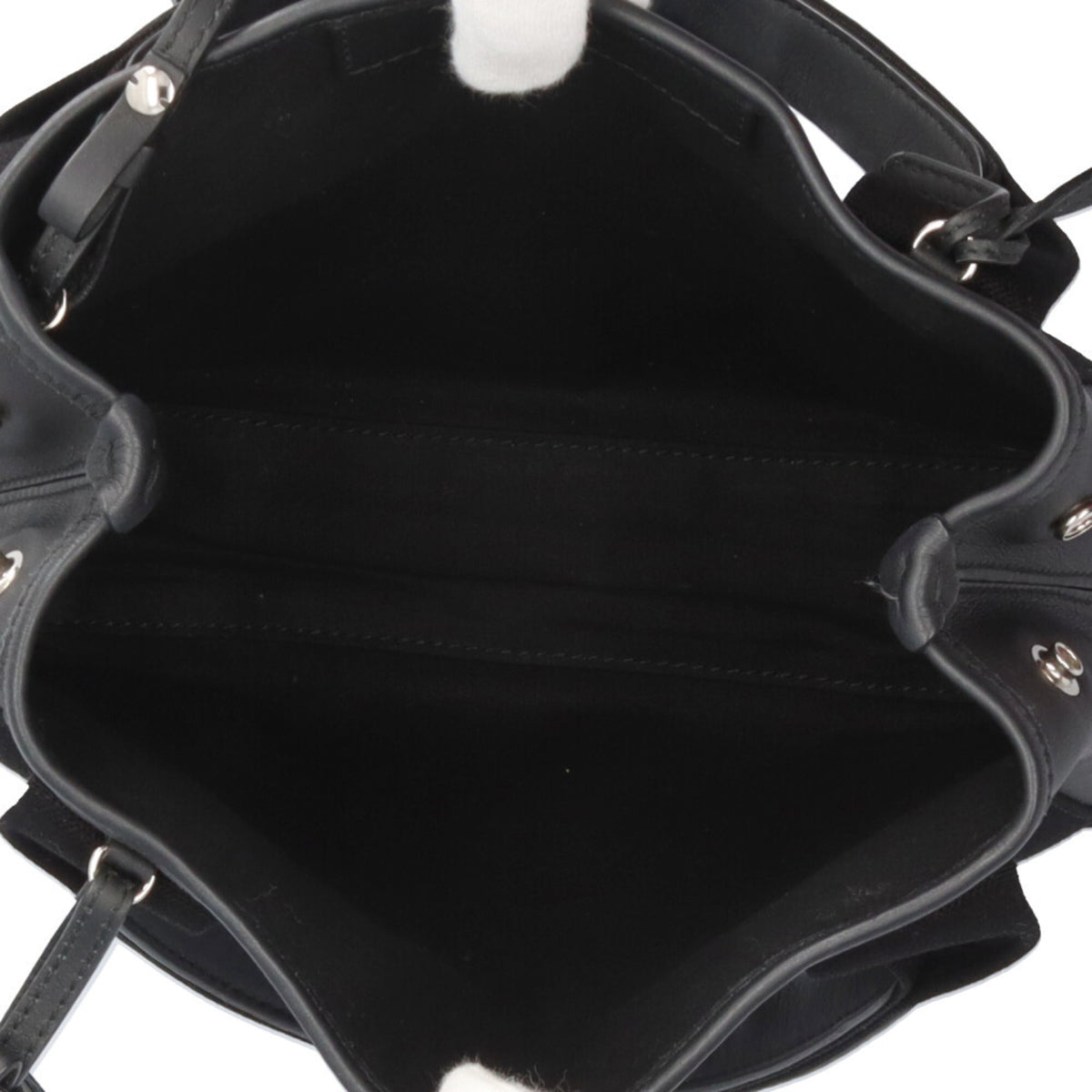 Balenciaga Black Leather Handbag Shoulder Bag (Pre-Owned)