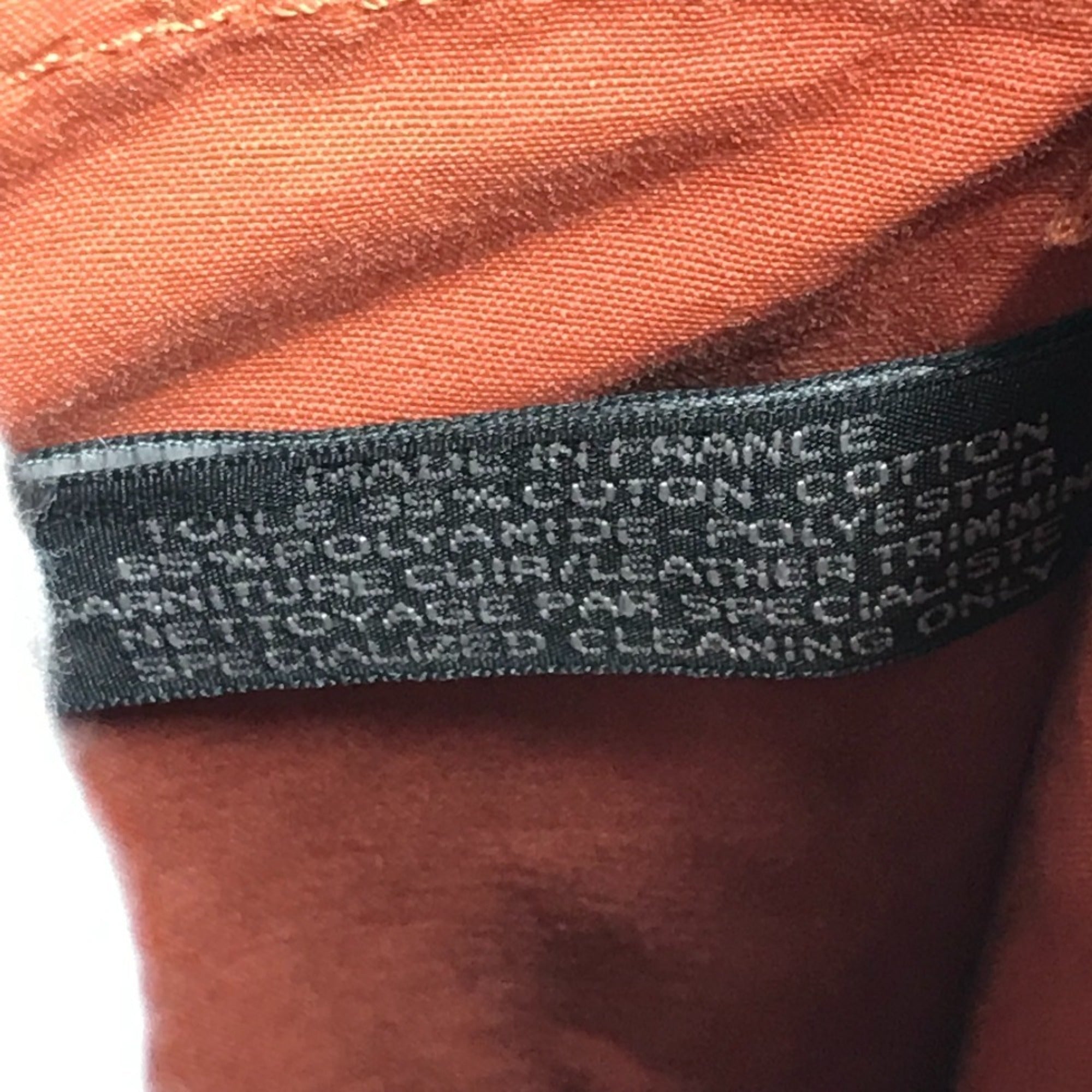 Hermes Orange Canvas Pochette Shoulder Bag (Pre-Owned)