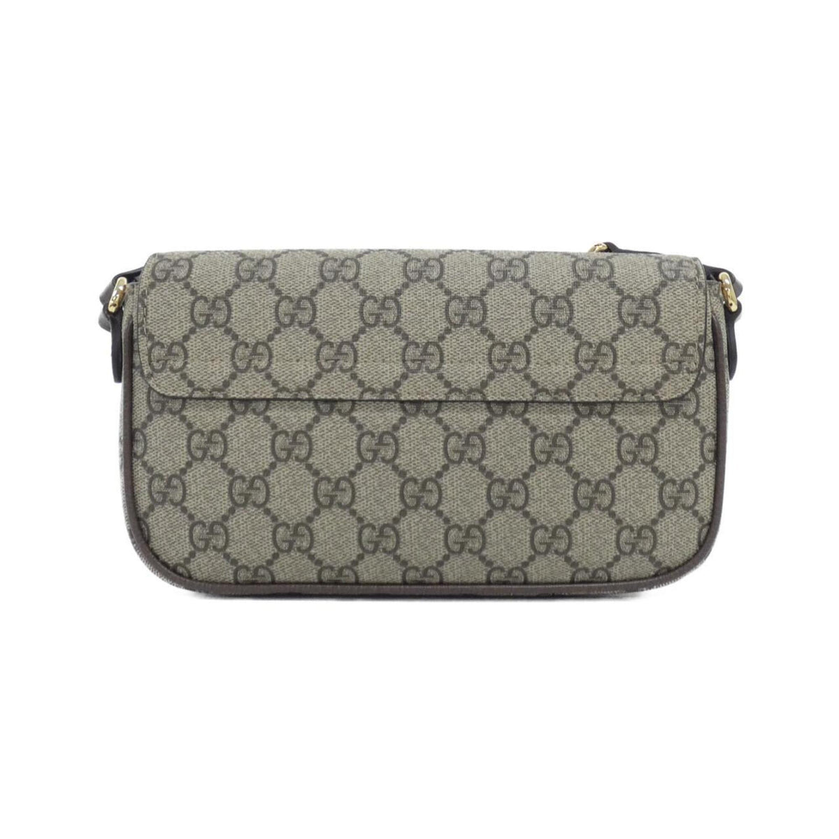 Gucci Ophidia Beige Brown Gg Supreme Shoulder Bag (Pre-Owned)