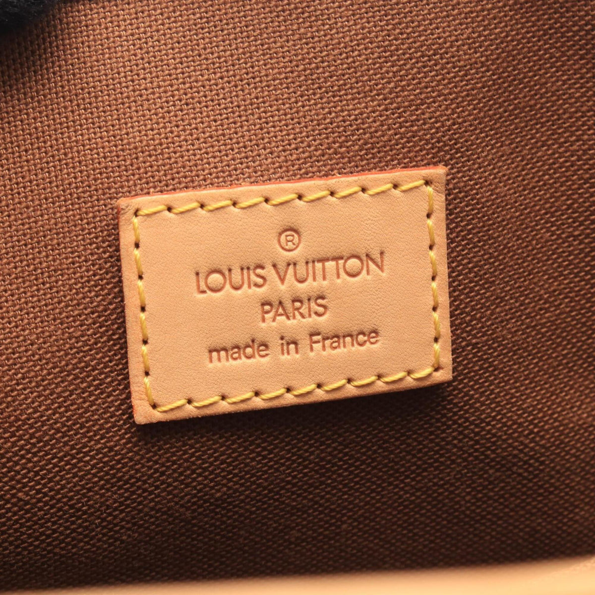 Louis Vuitton Brown Coated Canvas Leather Handbag (Pre-Owned)