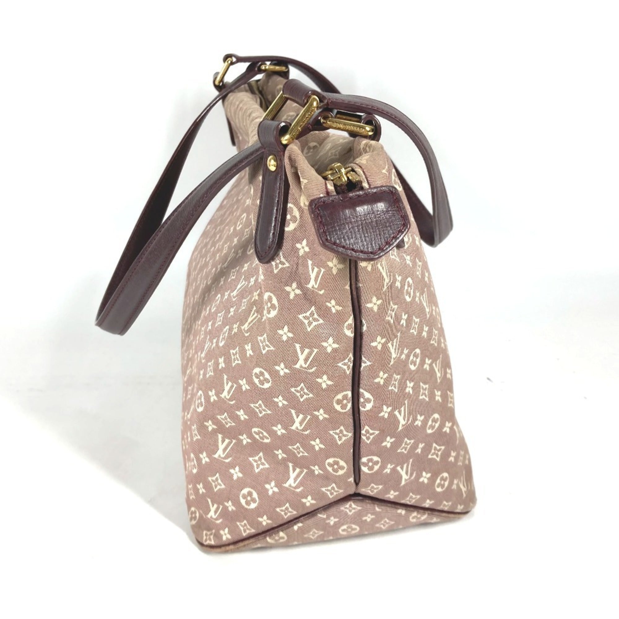 Louis Vuitton Red Color Sepia Monogram Idylle Shoulder Bag Tote Bag (Pre-Owned)