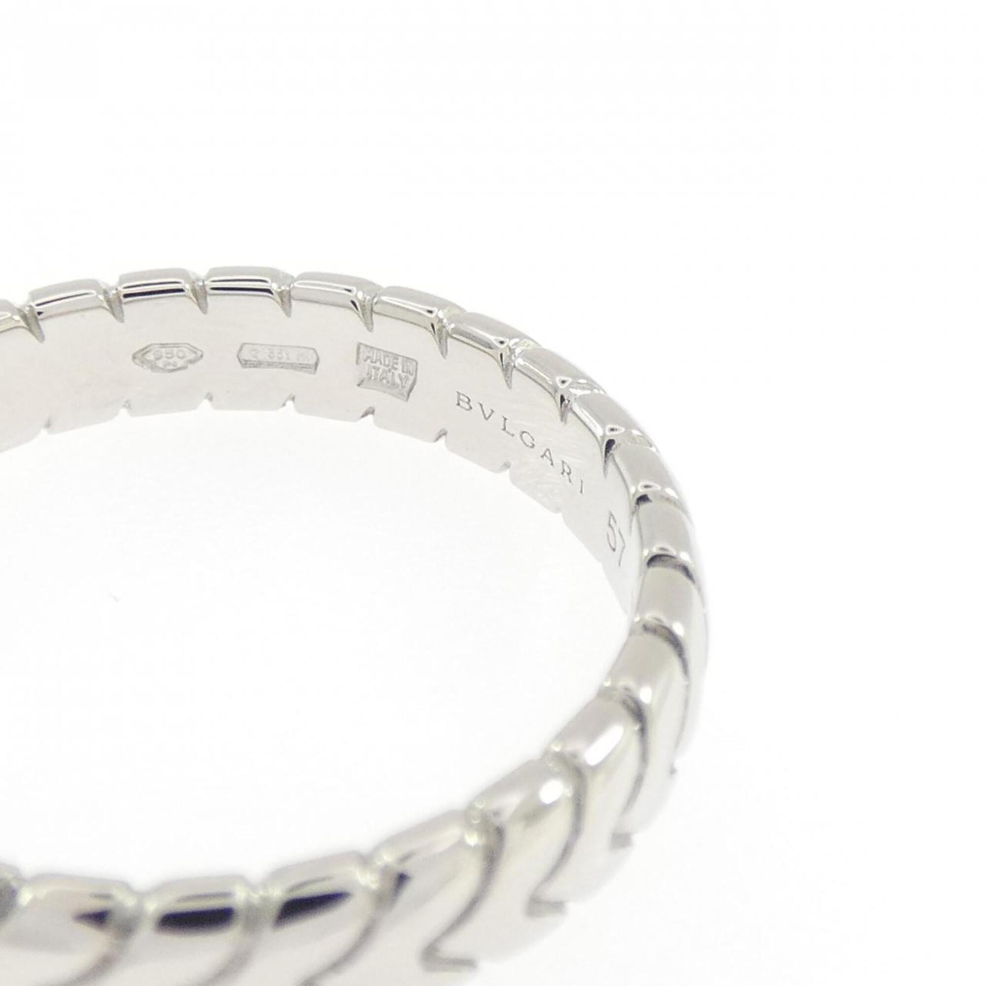 Bvlgari Platinum 950 Band Ring (Pre-Owned)