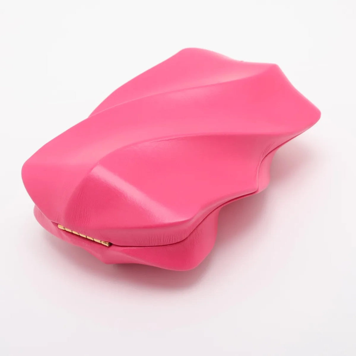 Bottega Veneta Pink Leather Clutch Bag Handbag Pouch (Pre-Owned)