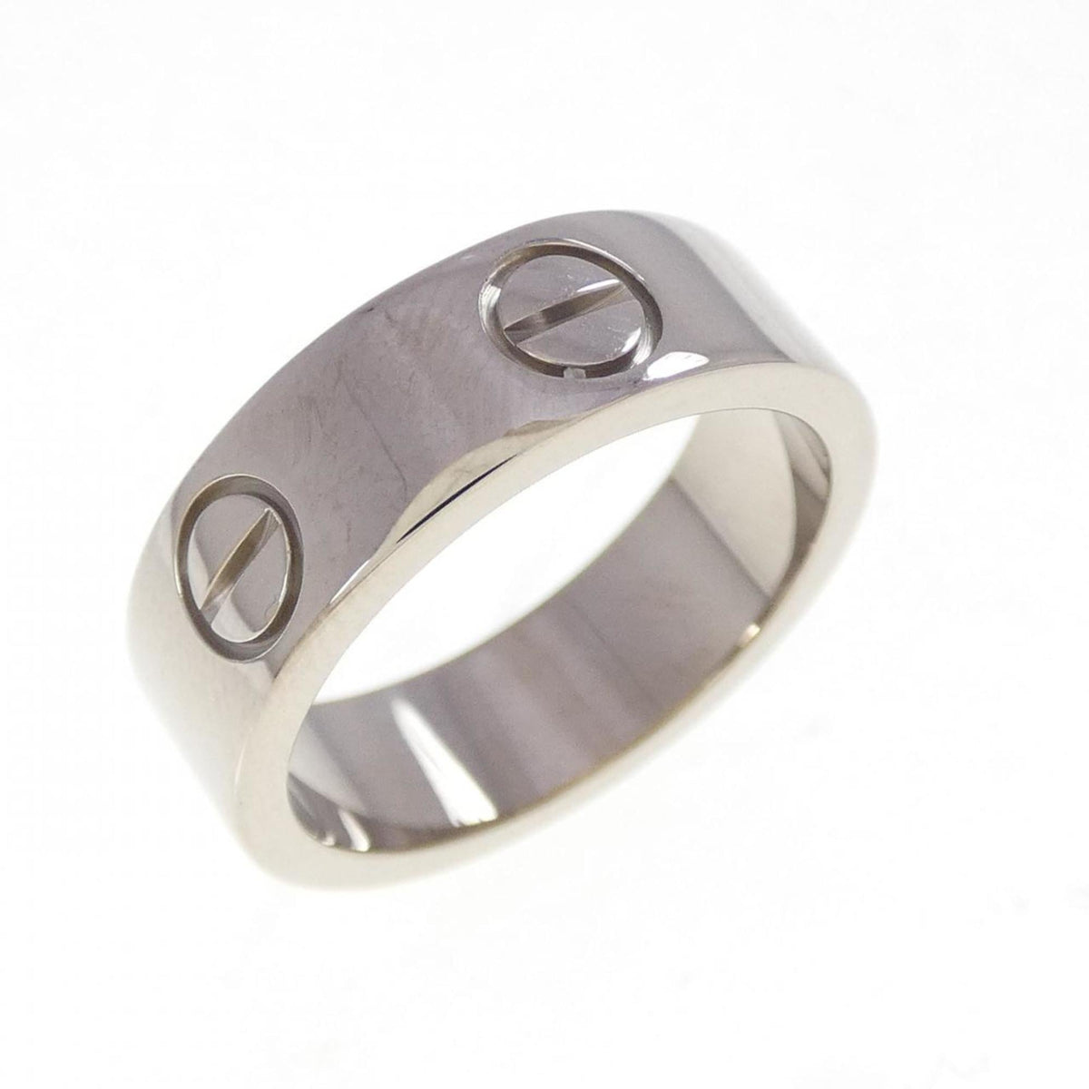 Cartier White Gold White Gold (18K) Band Ring (Pre-Owned)