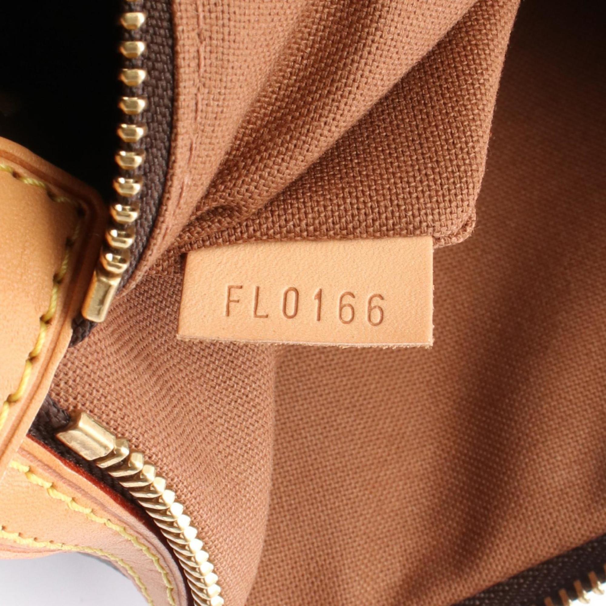 Louis Vuitton Brown Pvc Coated Canvas Monogram Leather Backpack (Pre-Owned)