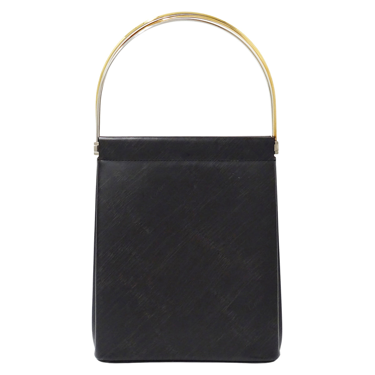 Cartier Black Leather Handbag (Pre-Owned)
