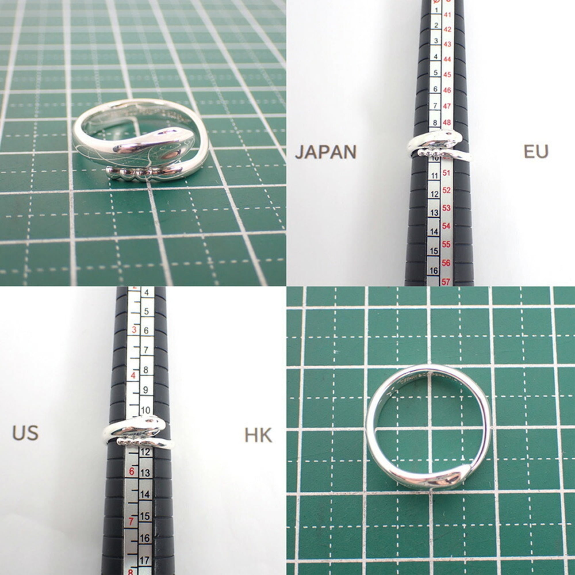 Tiffany Sterling Silver 925 Band Ring (Pre-Owned)