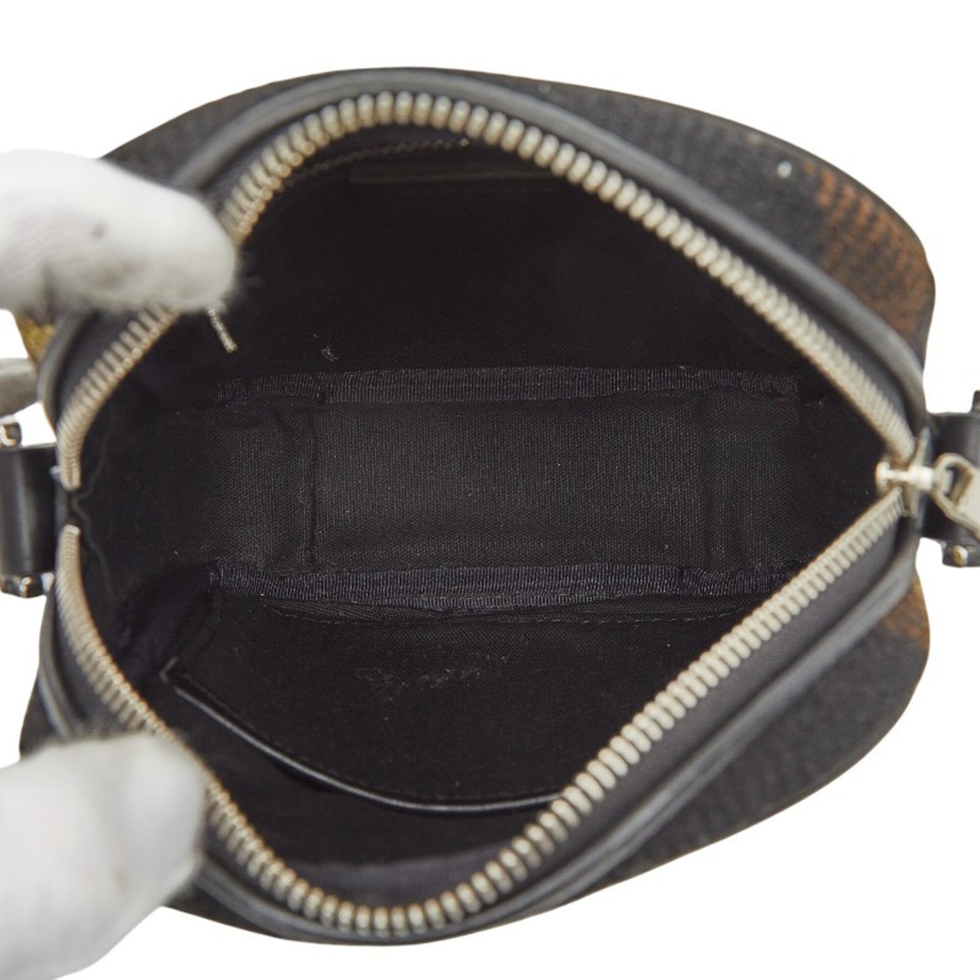 Burberry Black Brown Shoulder Bag (Pre-Owned)