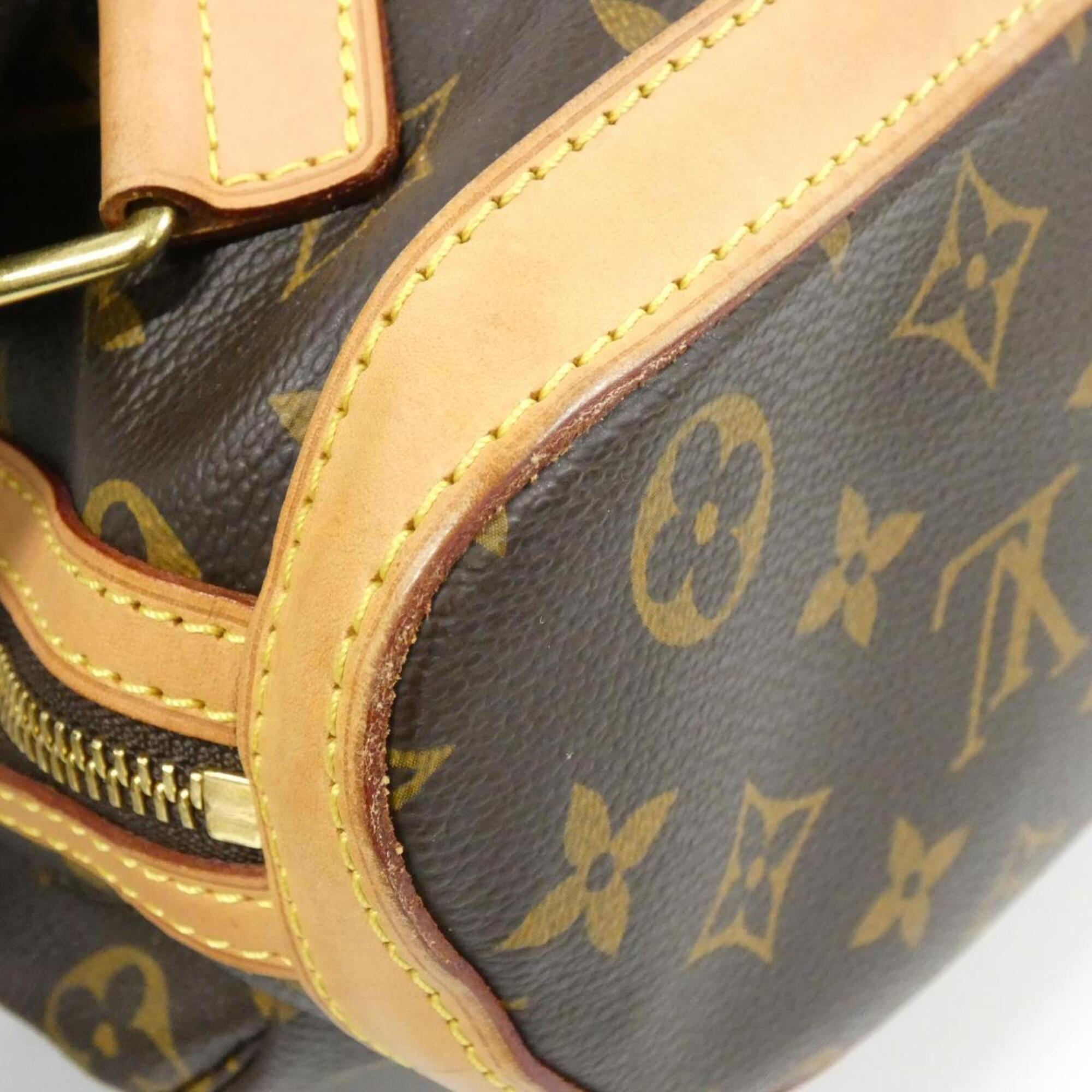 Louis Vuitton Marron Coated Canvas Backpack (Pre-Owned)