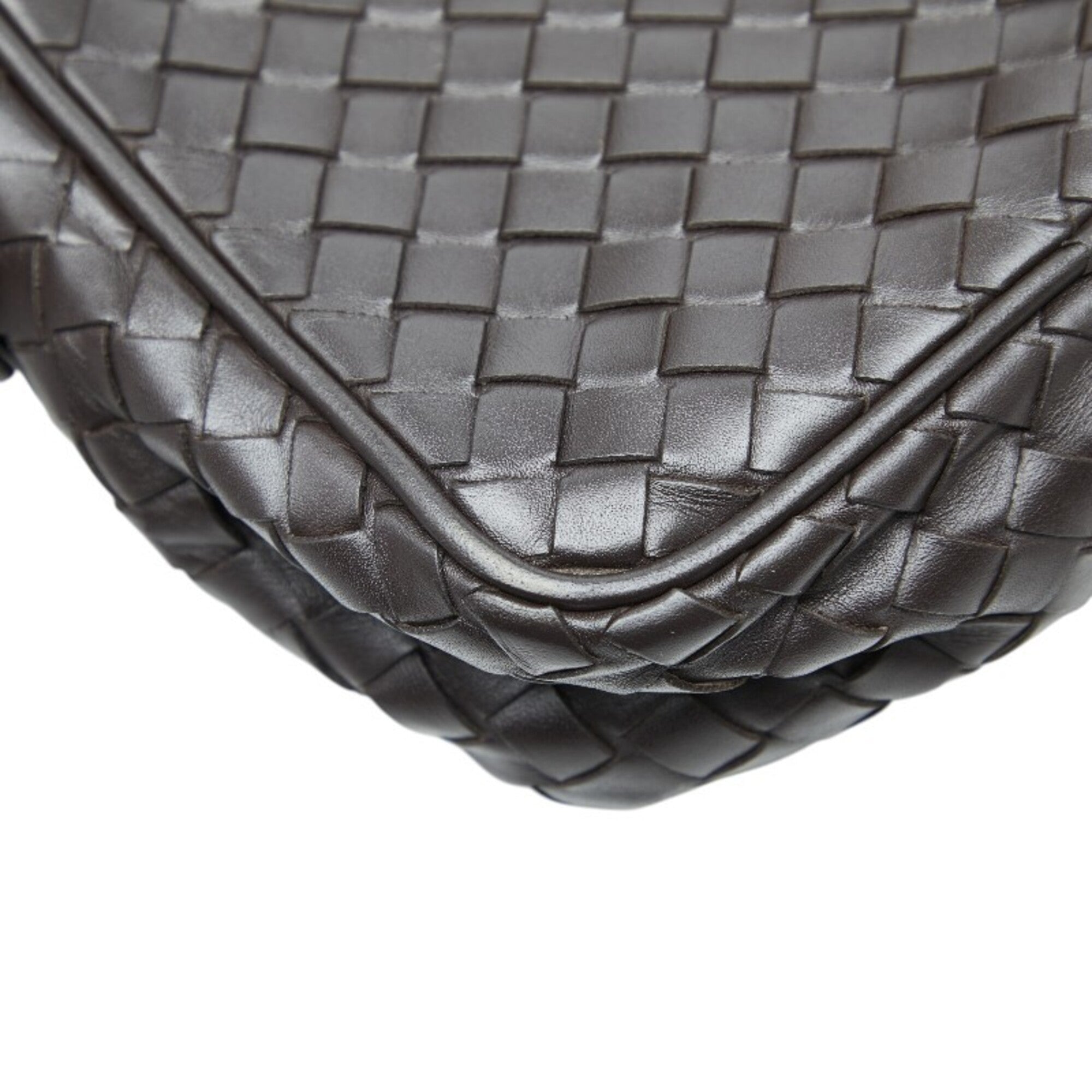 Bottega Veneta Brown Leather Shoulder Bag (Pre-Owned)