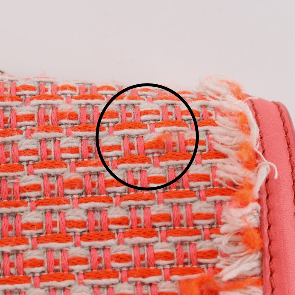 Kate Spade Orange Tweed Shoulder Bag (Pre-Owned)