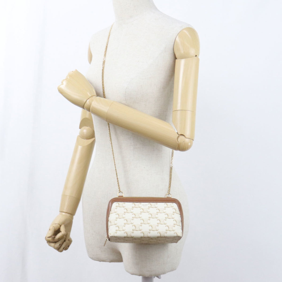 Celine White Pvc Shoulder Bag (Pre-Owned)