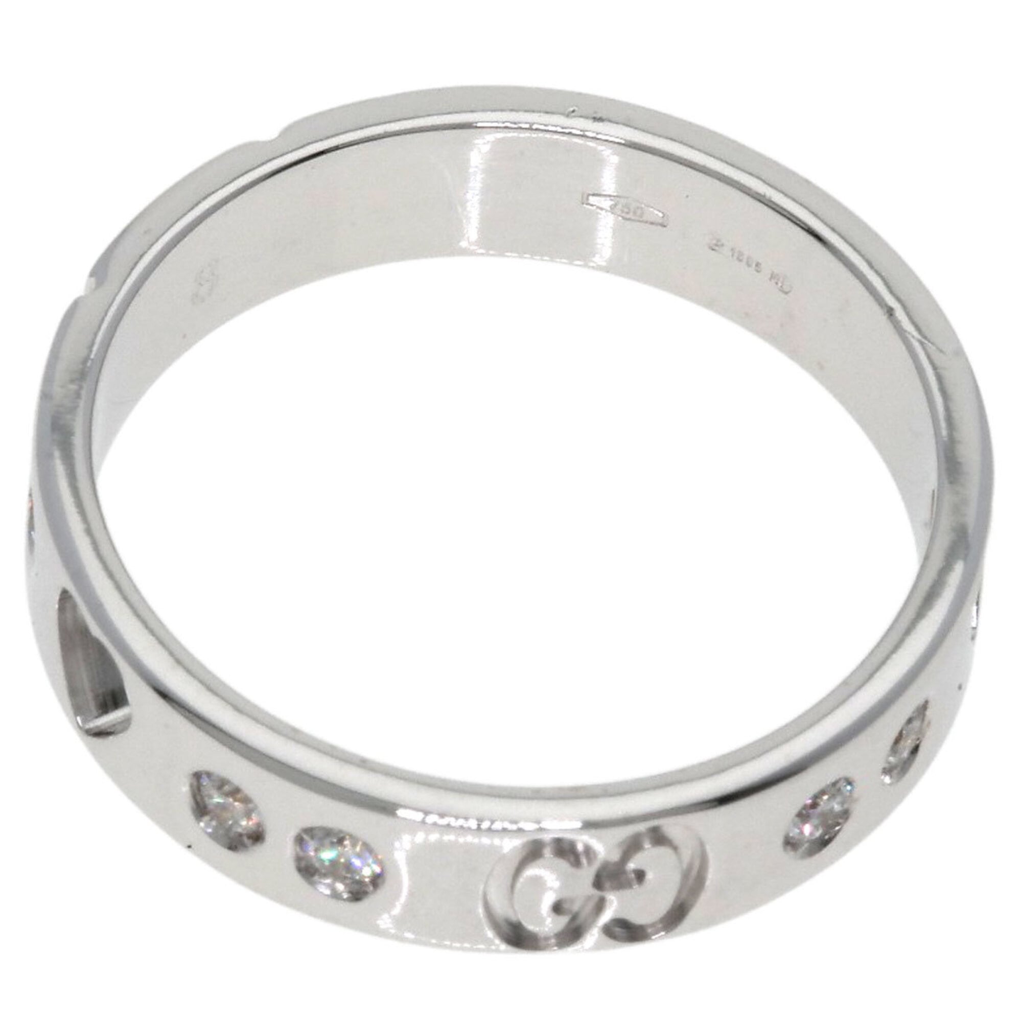Gucci White Gold (18K) Band Ring (Pre-Owned)
