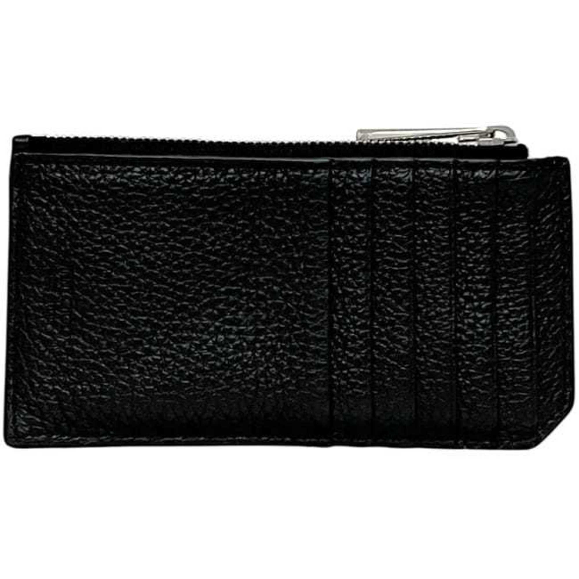 Jimmy Choo Black Leather Coin Purse/Coin Case (Pre-Owned)