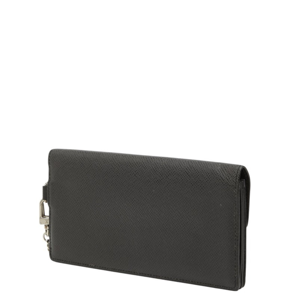 Louis Vuitton Ardoise Black Pvc Leather Long Wallet (Bi-Fold) (Pre-Owned)