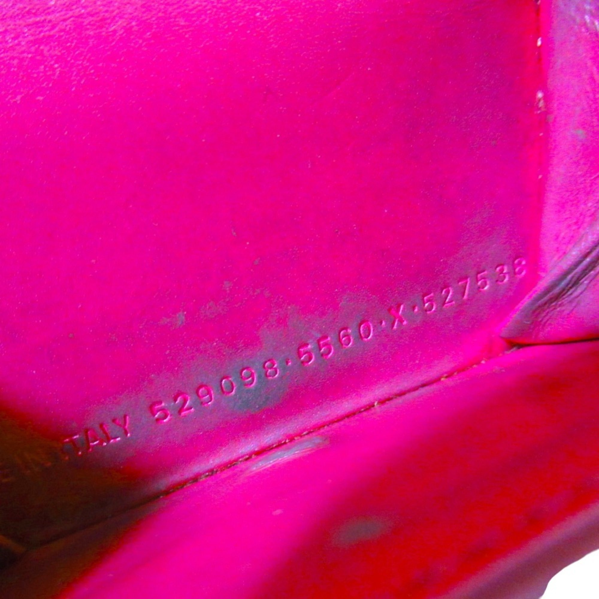 Balenciaga Pink Leather Wallet (Tri-Fold) (Pre-Owned)