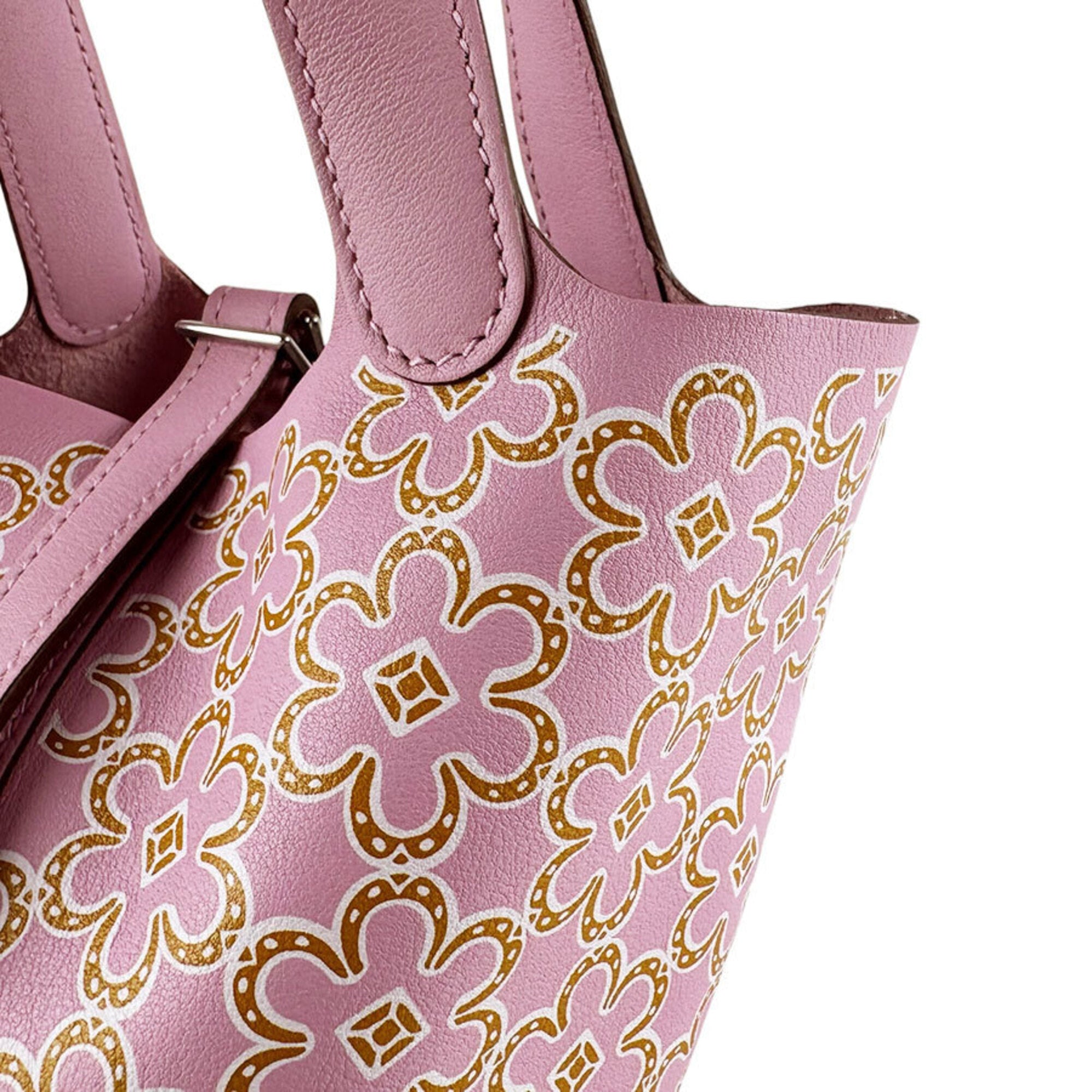 Hermes Pink Swift Leather Handbag (Pre-Owned)
