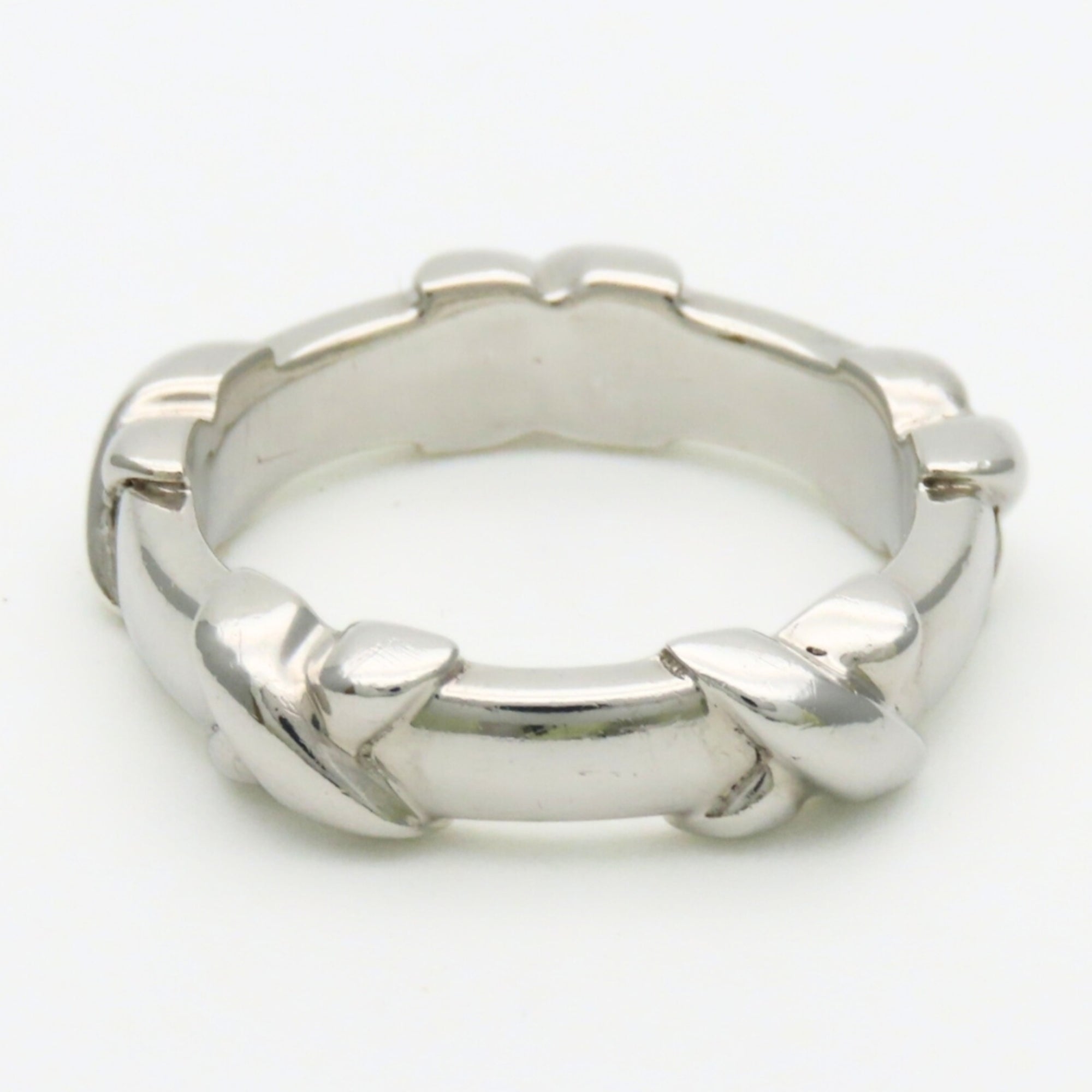 Tiffany Silver Silver 925 Band Ring (Pre-Owned)