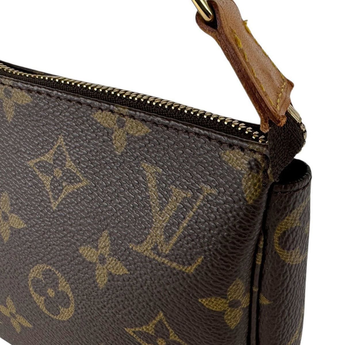 Louis Vuitton Brown Monogram Monogram Handbag Pochette Pouch (Pre-Owned)