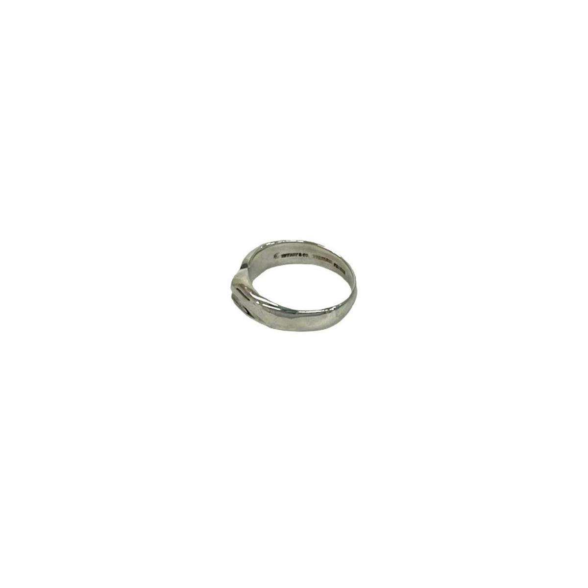Tiffany Silver Silver 925 Band Ring (Pre-Owned)