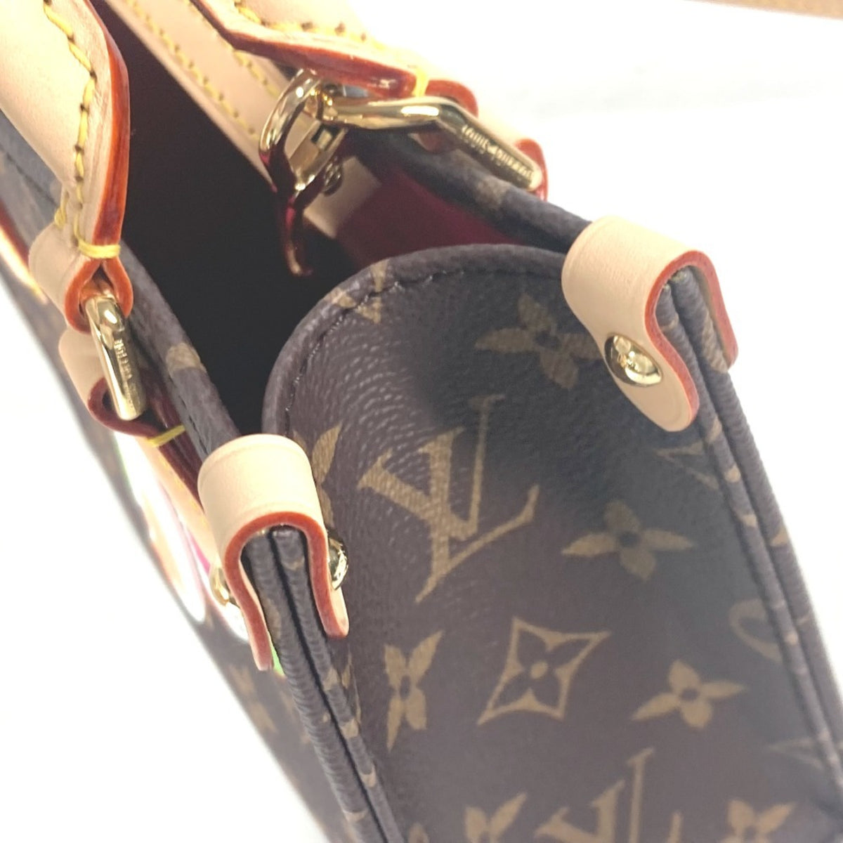 Louis Vuitton Brown Monogram Canvas Handbag (Pre-Owned)