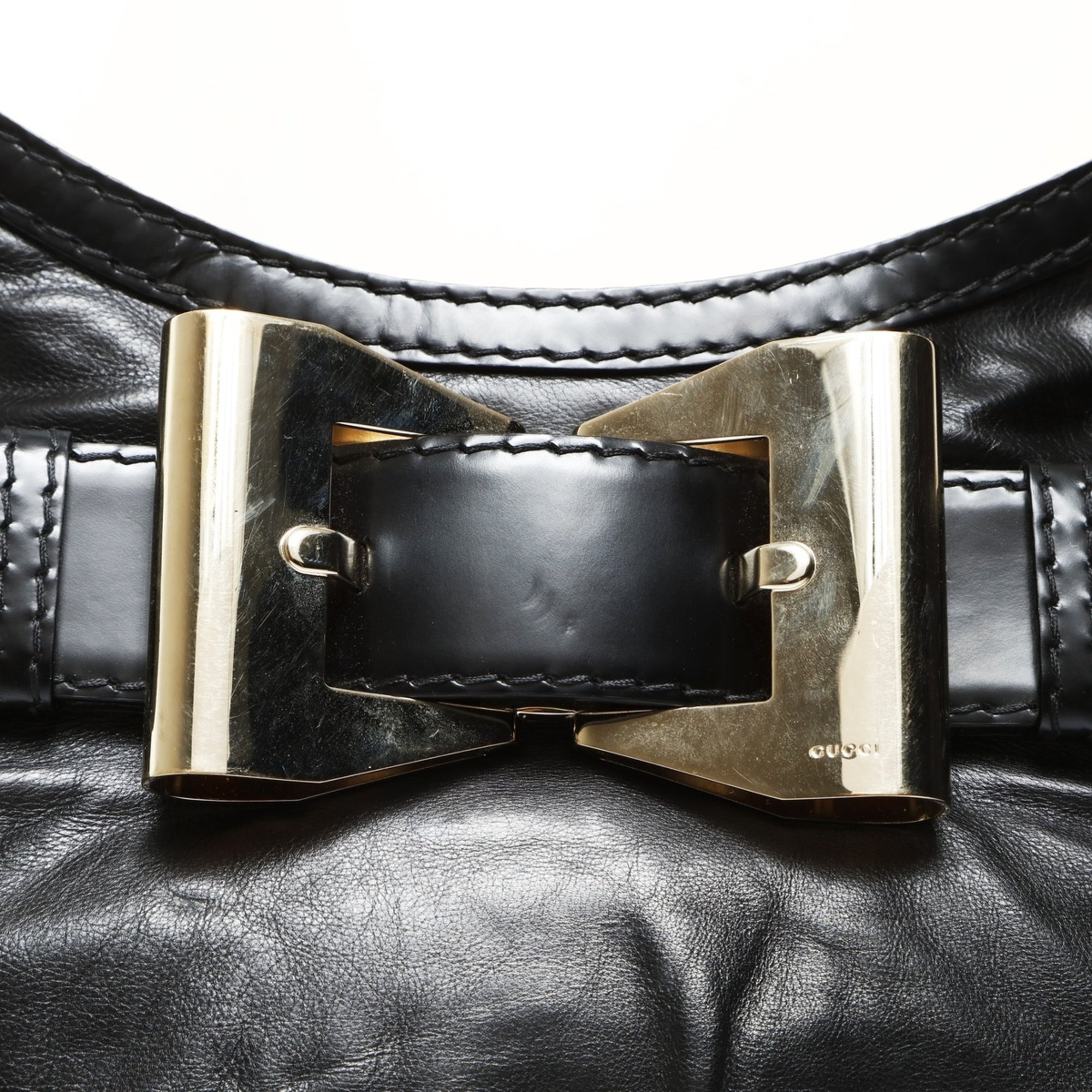 Gucci Black Bow Shoulder Bag (Pre-Owned)