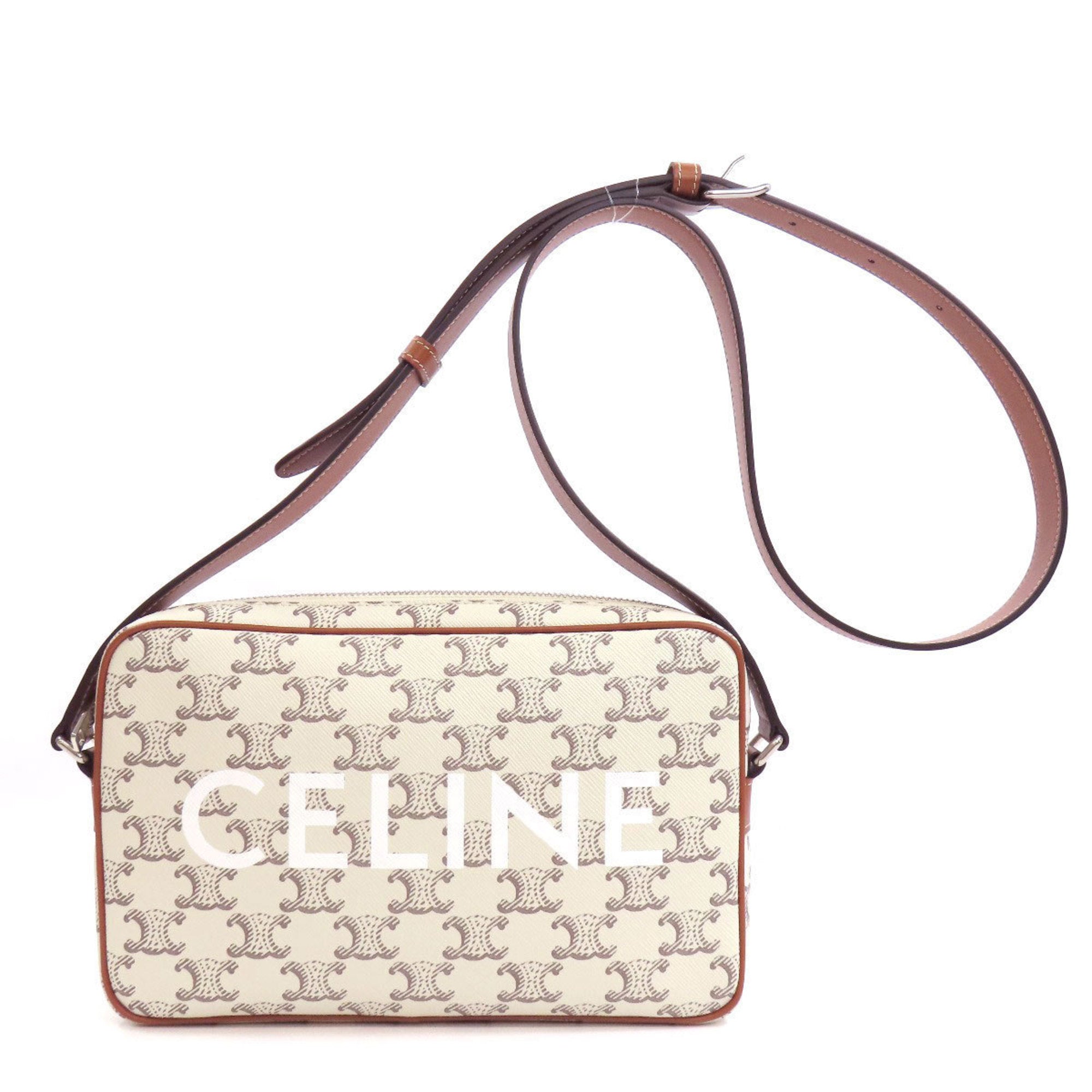 Celine White Pvc Shoulder Bag (Pre-Owned)
