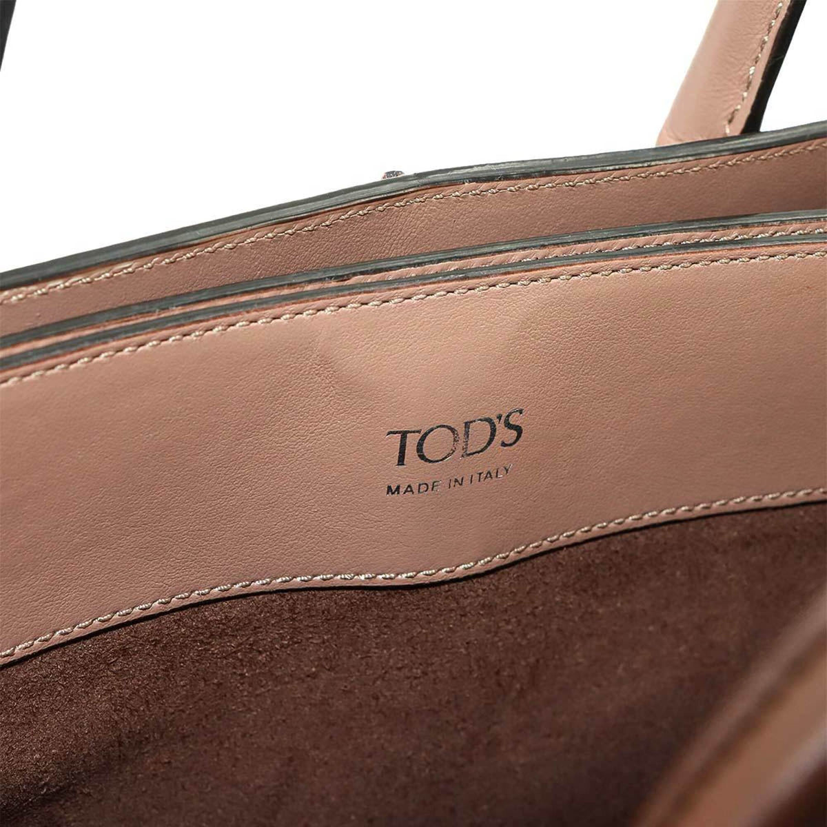 Tod's Brown Leather Handbag (Pre-Owned)