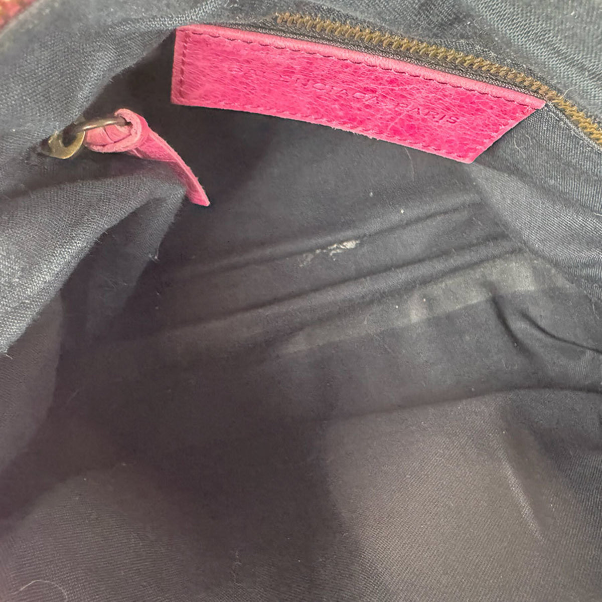 Balenciaga Pink Leather Handbag Shoulder Bag (Pre-Owned)