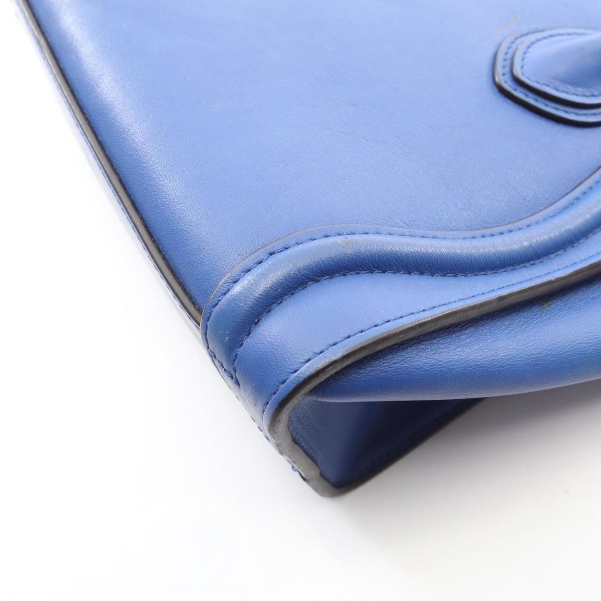 Celine Blue Leather Handbag (Pre-Owned)