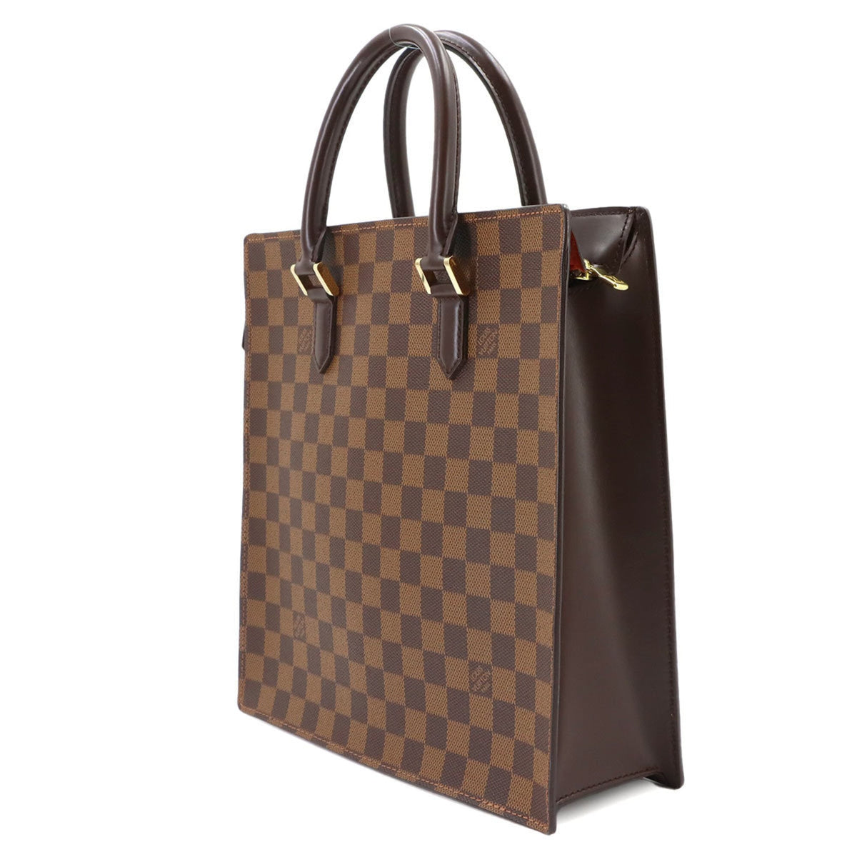 Louis Vuitton Brown Damier Canvas Ebene Damier Canvas Handbag Tote Bag (Pre-Owned)