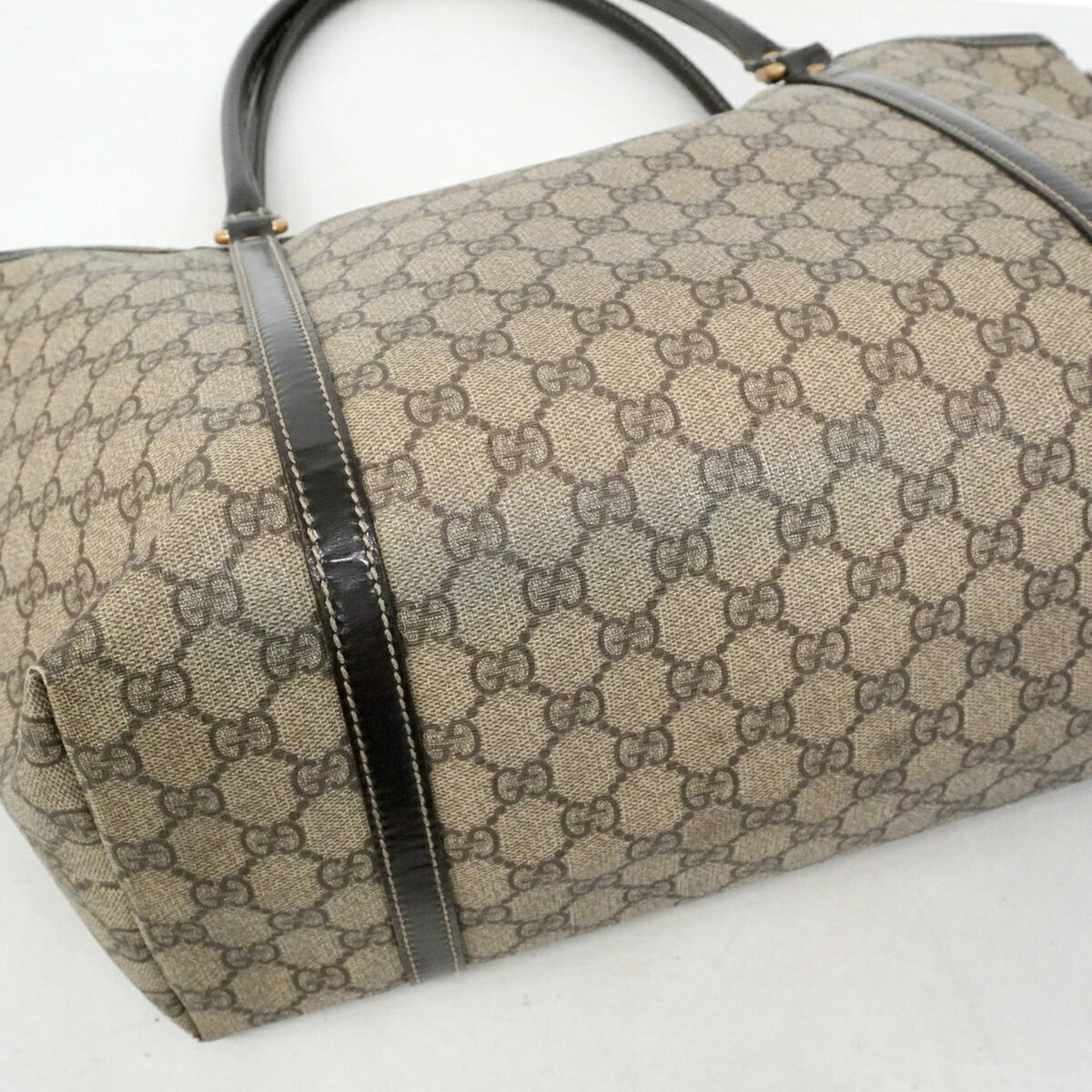 Gucci Brown Pvc Tote Bag (Pre-Owned)