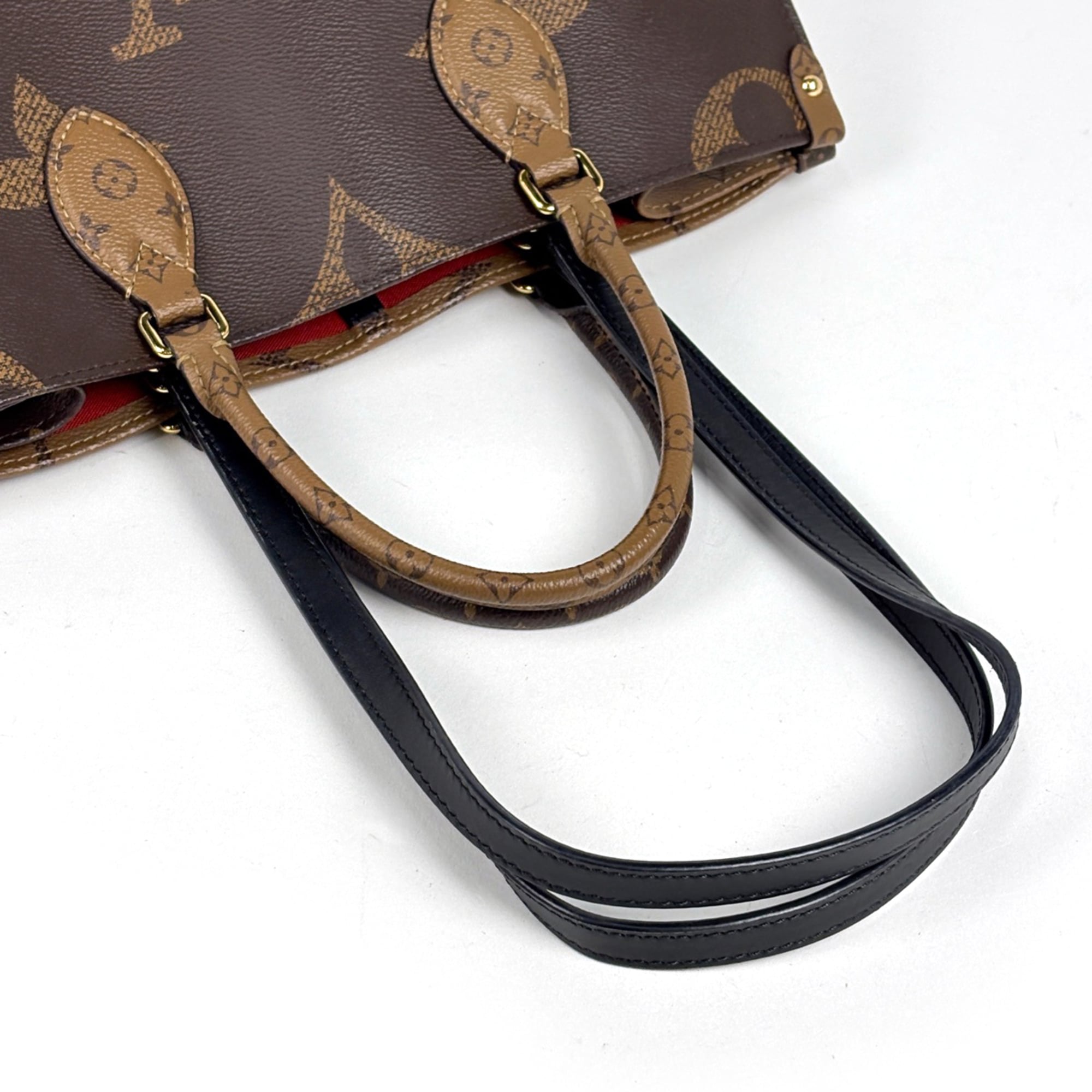 Louis Vuitton Brown Monogram Reverse Shoulder Bag Tote Bag (Pre-Owned)