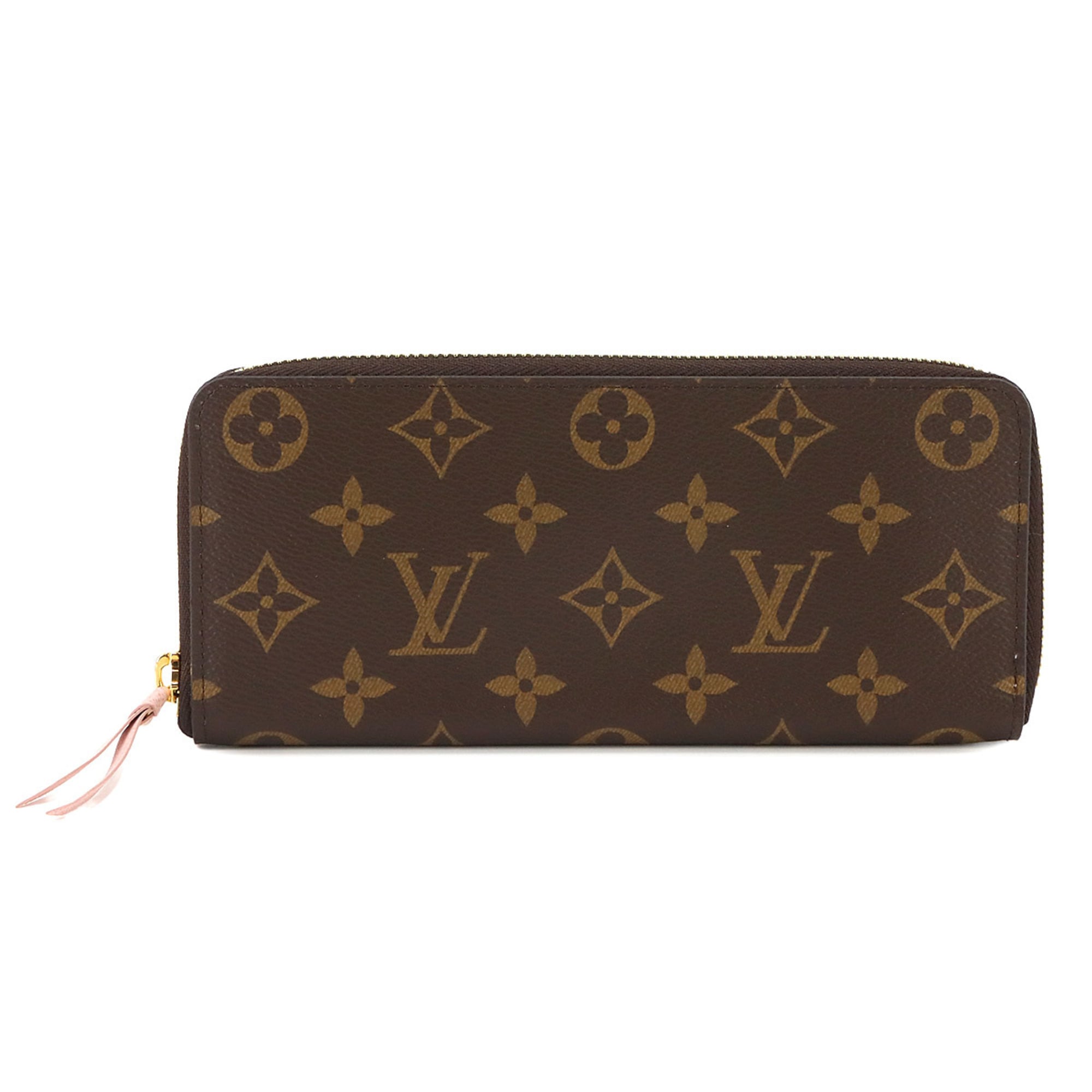 Louis Vuitton Monogram Rose Ballerine Monogram Canvas Long Wallet (Bi-Fold) (Pre-Owned)