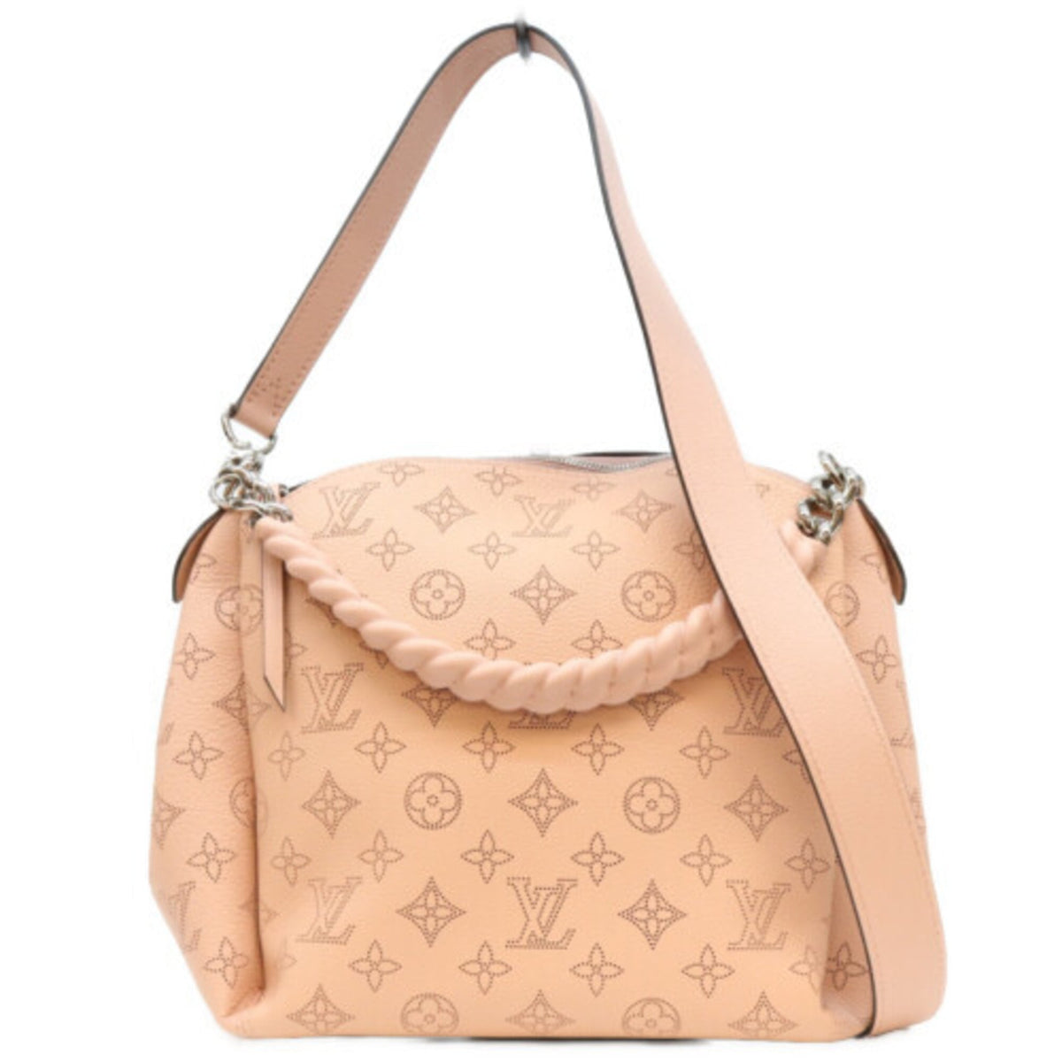 Louis Vuitton Magnolia Pink Mahina Leather Shoulder Bag (Pre-Owned)