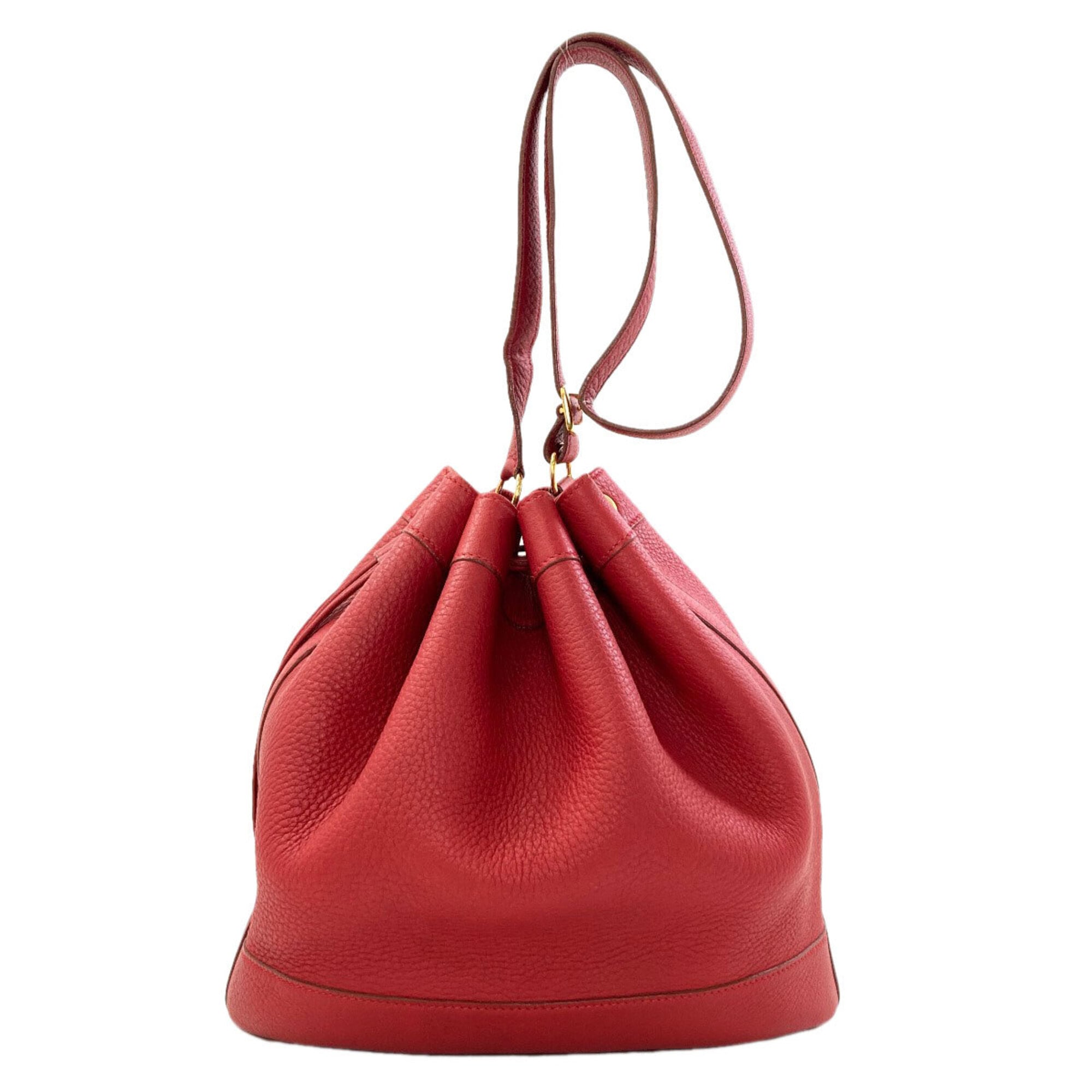 Hermes Taurillon Clemence Leather Shoulder Bag (Pre-Owned)