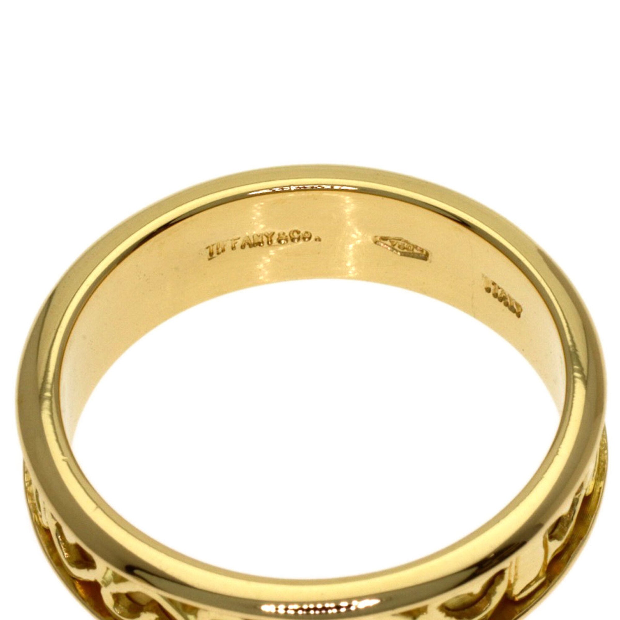 Tiffany Heart Yellow Gold (18K) Band Ring (Pre-Owned)