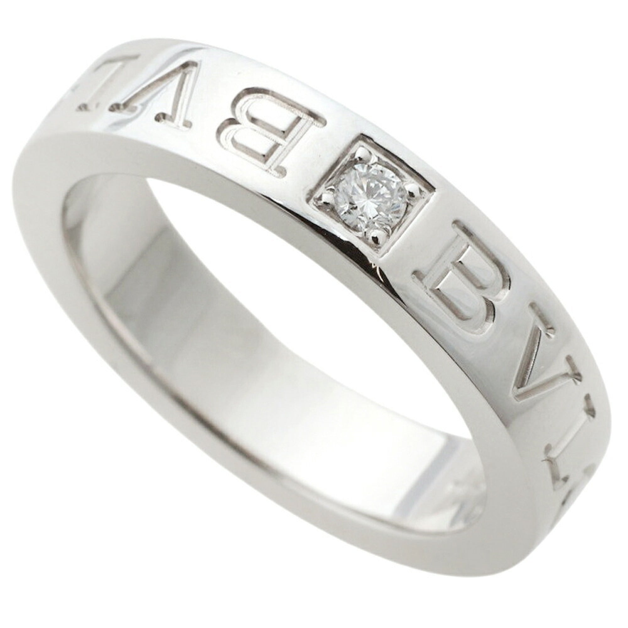 Bvlgari White Gold White Gold (18K) Band Ring (Pre-Owned)