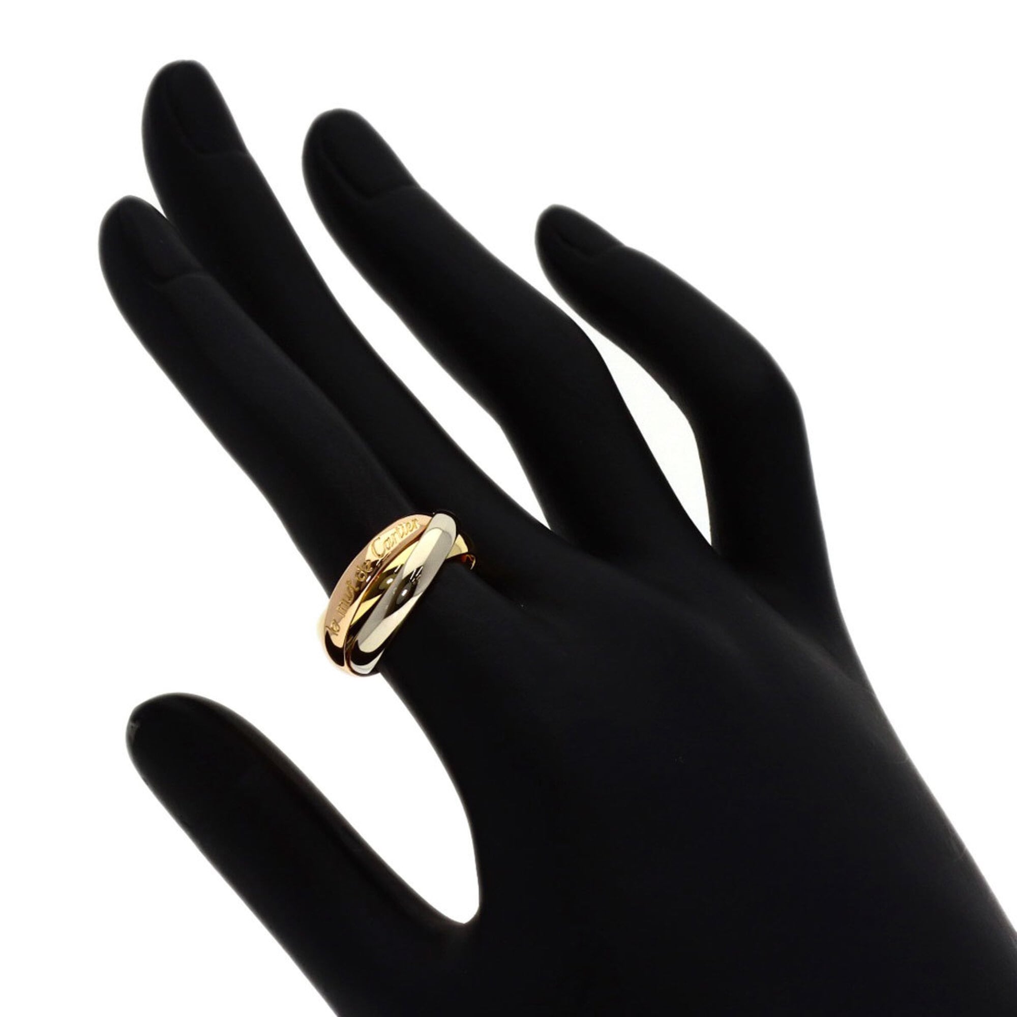 Cartier Yellow Gold (18K) Pink Gold (18K) White Gold (18K) Band Ring (Pre-Owned)