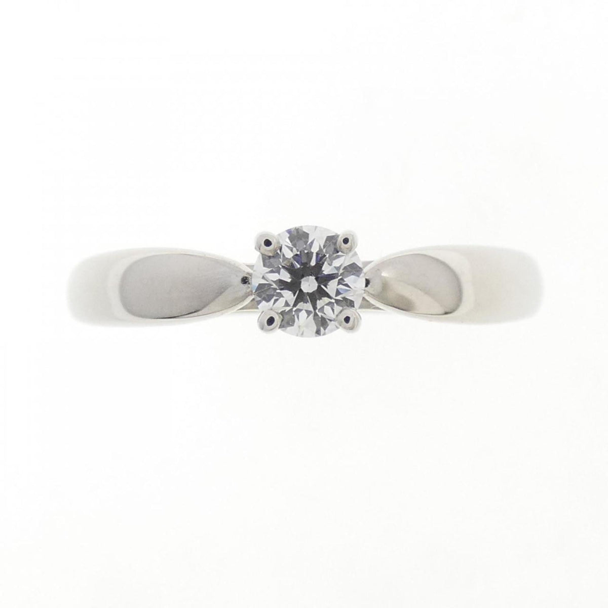 Tiffany Platinum Platinum 950 Band Ring (Pre-Owned)