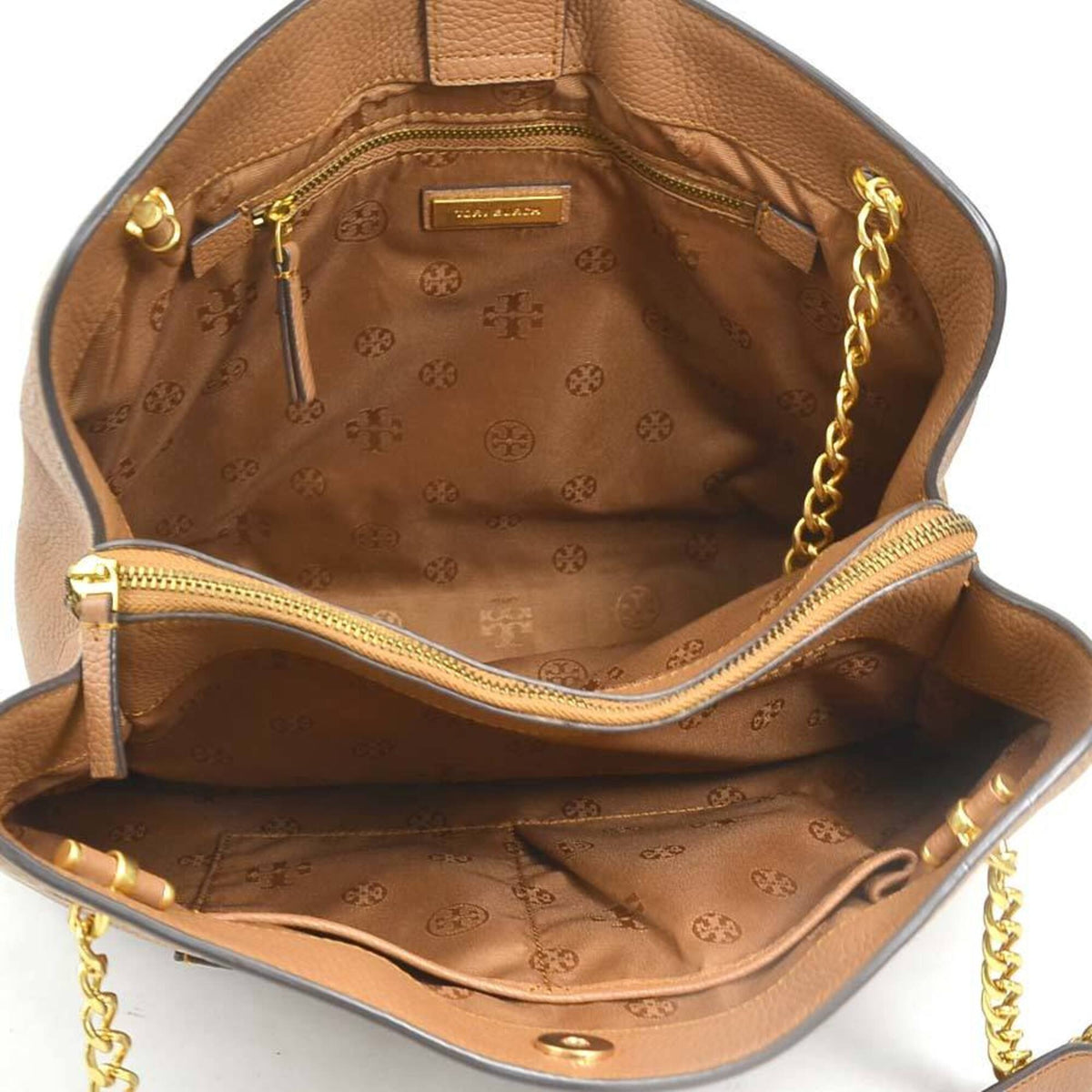 Tory Burch Brown Leather Shoulder Bag (Pre-Owned)