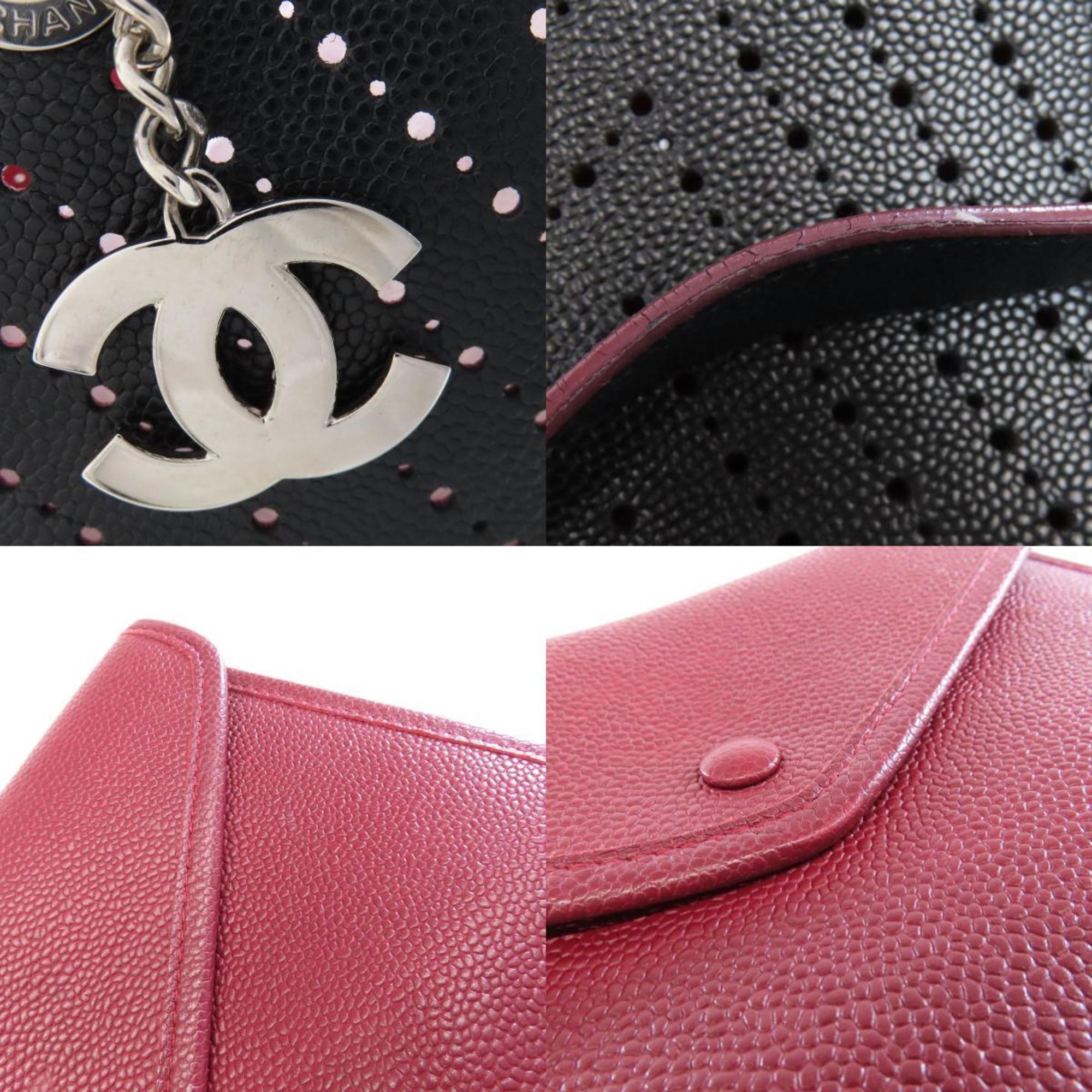 Chanel Black Leather Tote Bag (Pre-Owned)