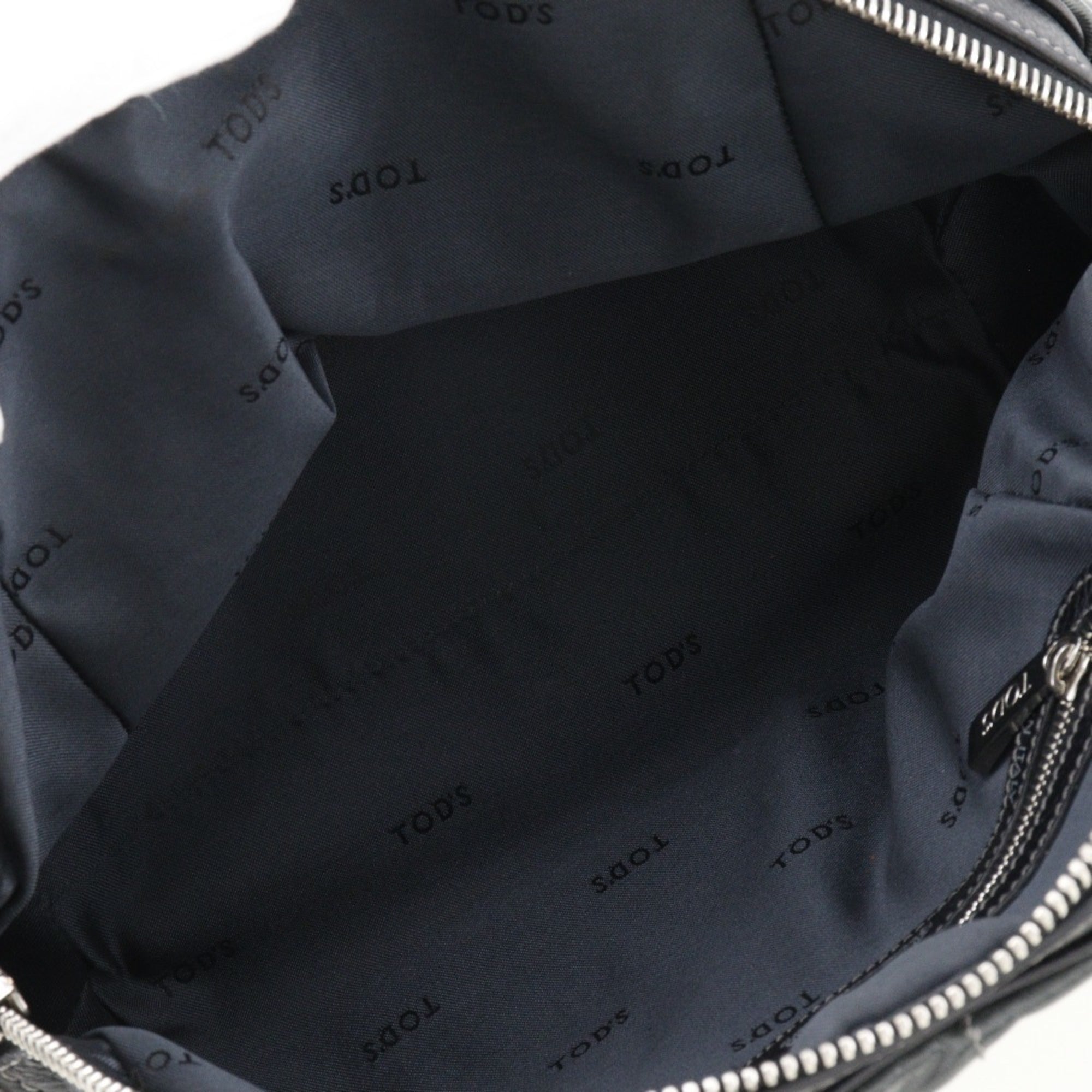 Tod's Khaki Nylon Leather Handbag (Pre-Owned)