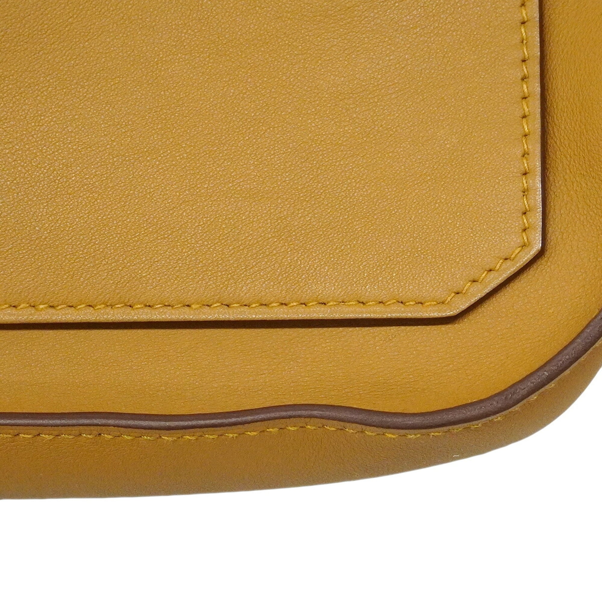 Hermes Brown Swift Leather Shoulder Bag (Pre-Owned)