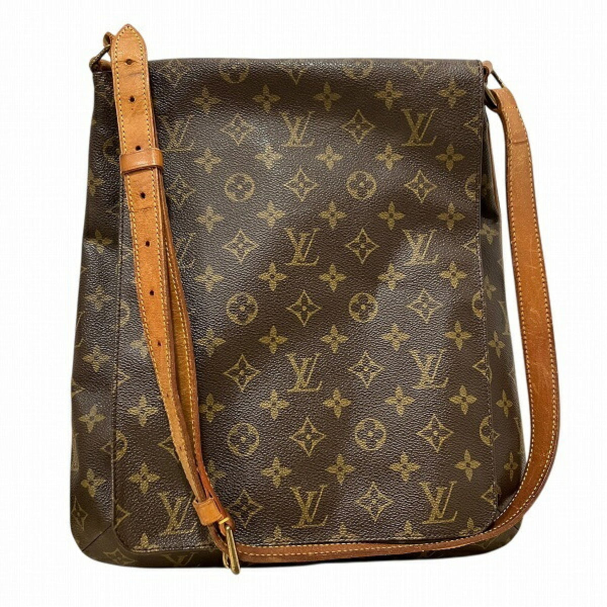 Louis Vuitton Brown Monogram Handbag Shoulder Bag (Pre-Owned)