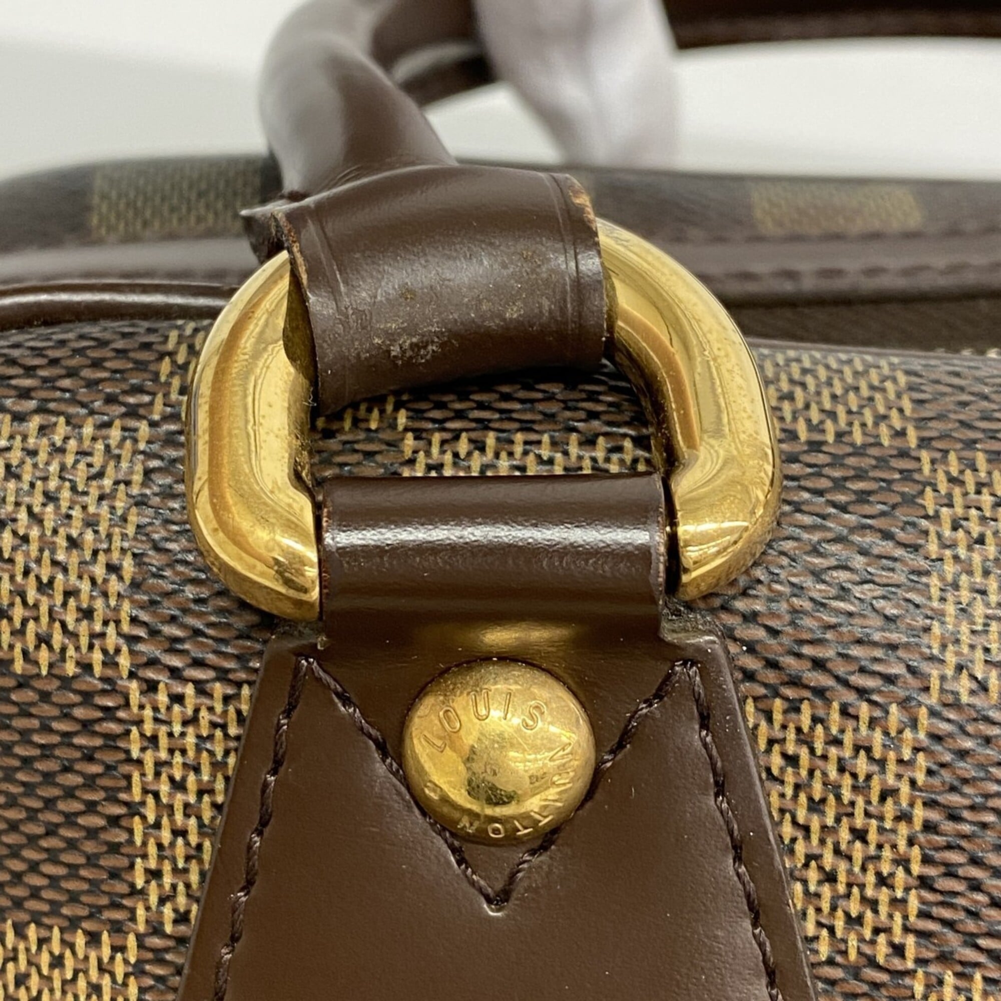 Louis Vuitton Ebene Handbag (Pre-Owned)