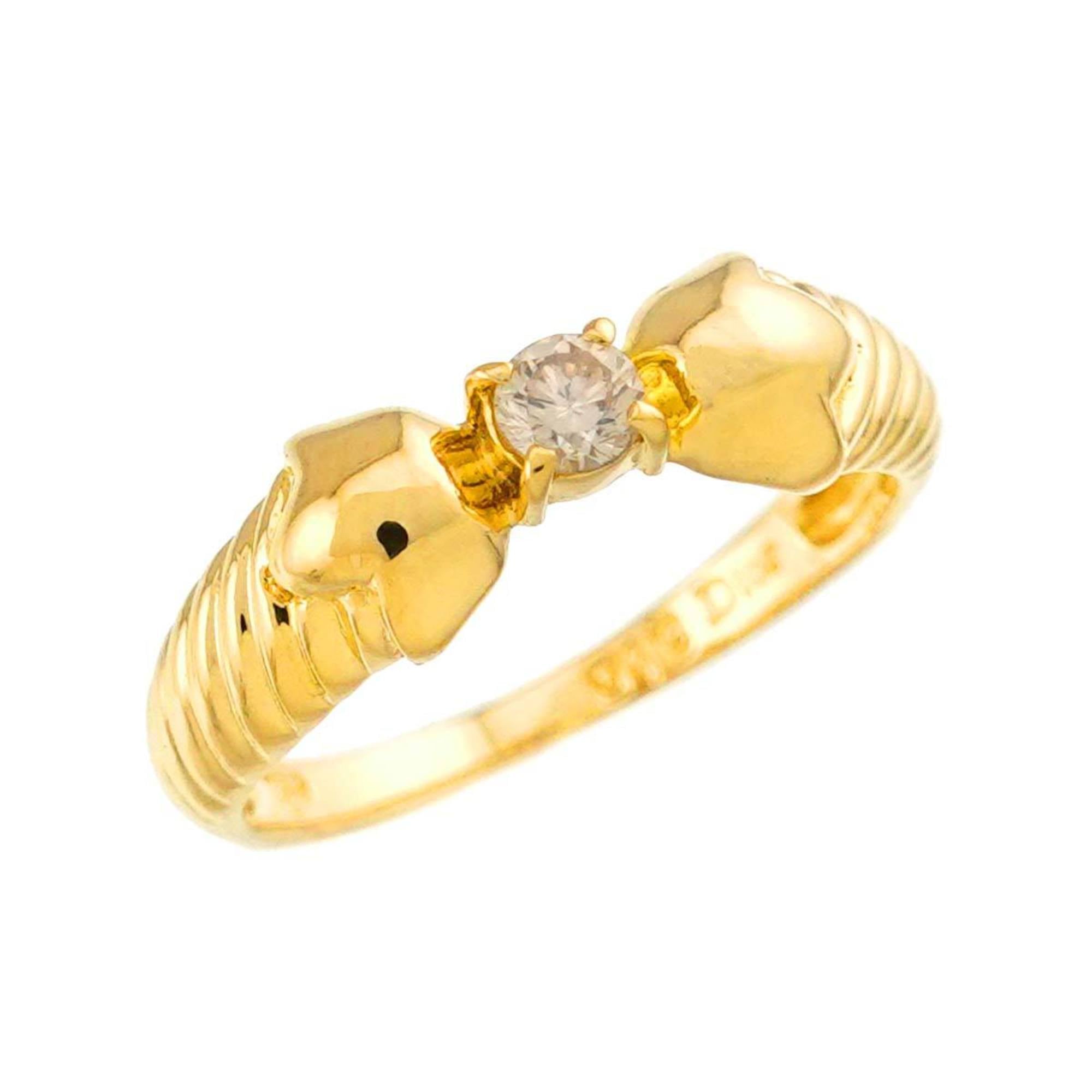 Christian Dior Yellow Band Ring (Pre-Owned)