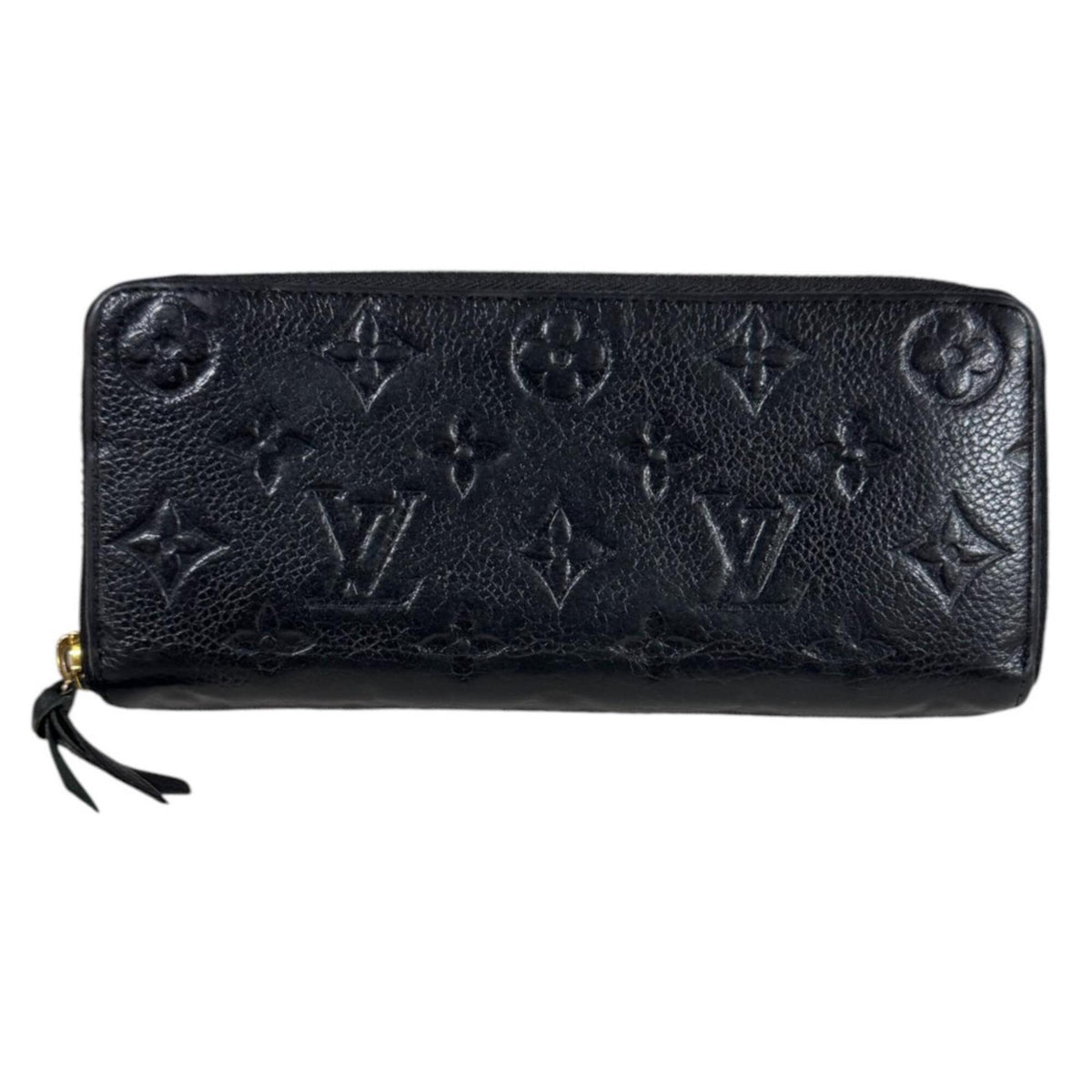 Louis Vuitton Black Or Monogram Empreinte Long Wallet (Bi-Fold) (Pre-Owned)