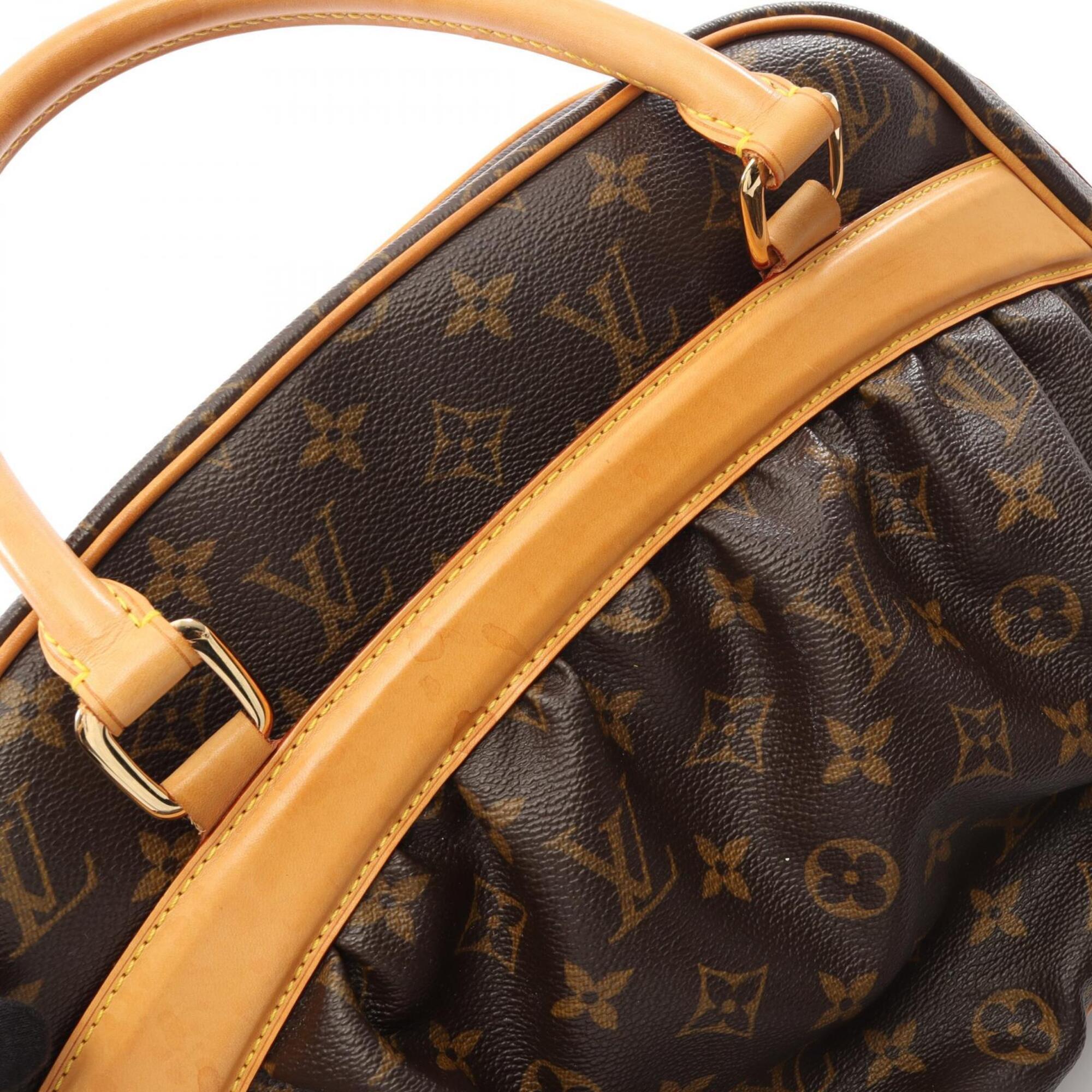 Louis Vuitton Brown Monogram Coated Canvas Handbag (Pre-Owned)