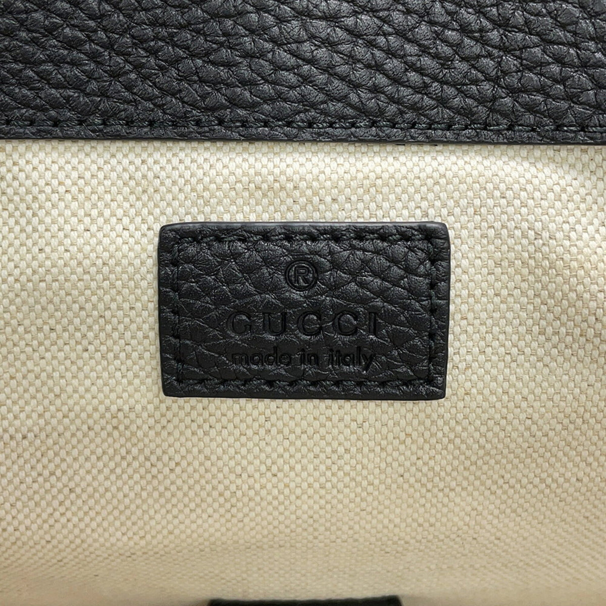 Gucci Black Leather Backpack (Pre-Owned)